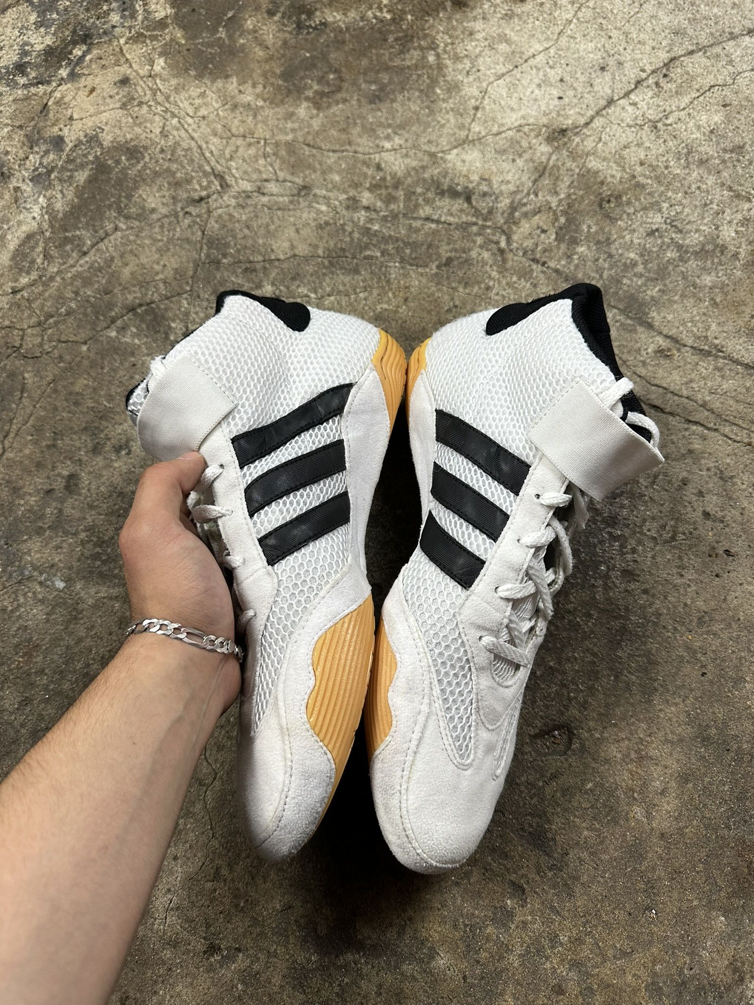 Adidas 2000s Adidas Boxing Wreslintg Biker Hi Y2k Boots 00s Size US 10.5 / EU 43-44 - 2 Thumbnail