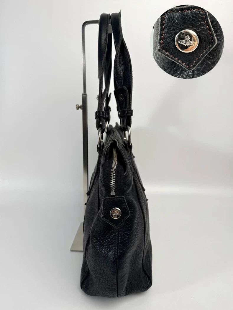 Vivienne Westwood Vivienne Westwood size os Black leather Boston bag Size ONE SIZE - 4 Thumbnail