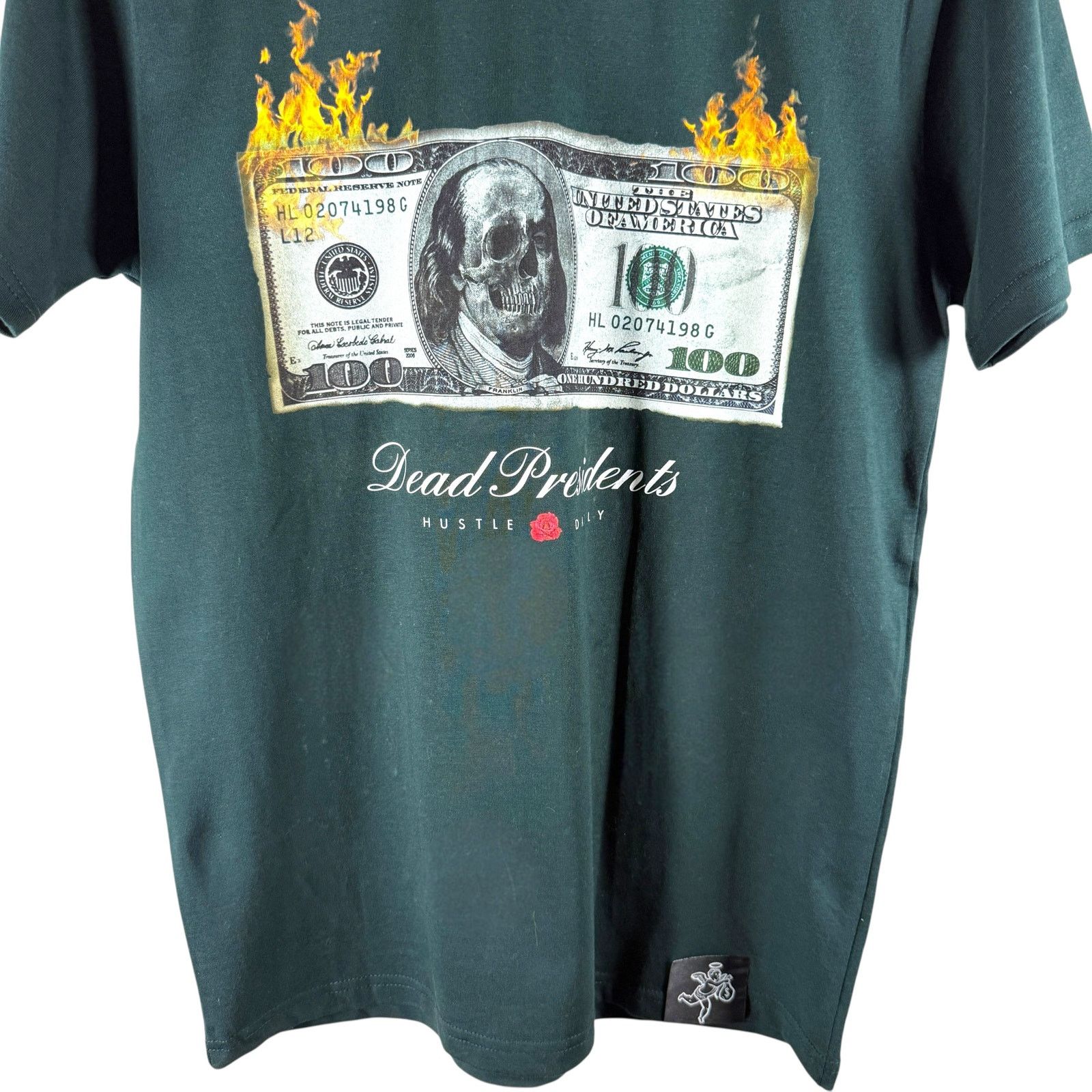 Other Hastamuerte Dead Presidents Money On Fire T-shirt Mens Small Size US S / EU 44-46 / 1 - 6 Thumbnail