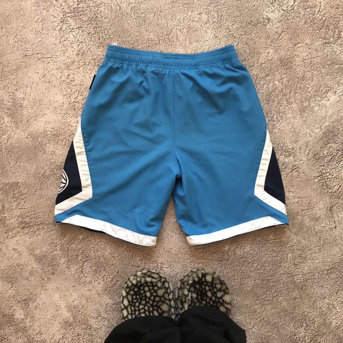 Vintage Vintage 90s Nike Basketball Shorts Swoosh Streetwear Blue 30 Size US 30 / EU 46 - 6 Thumbnail