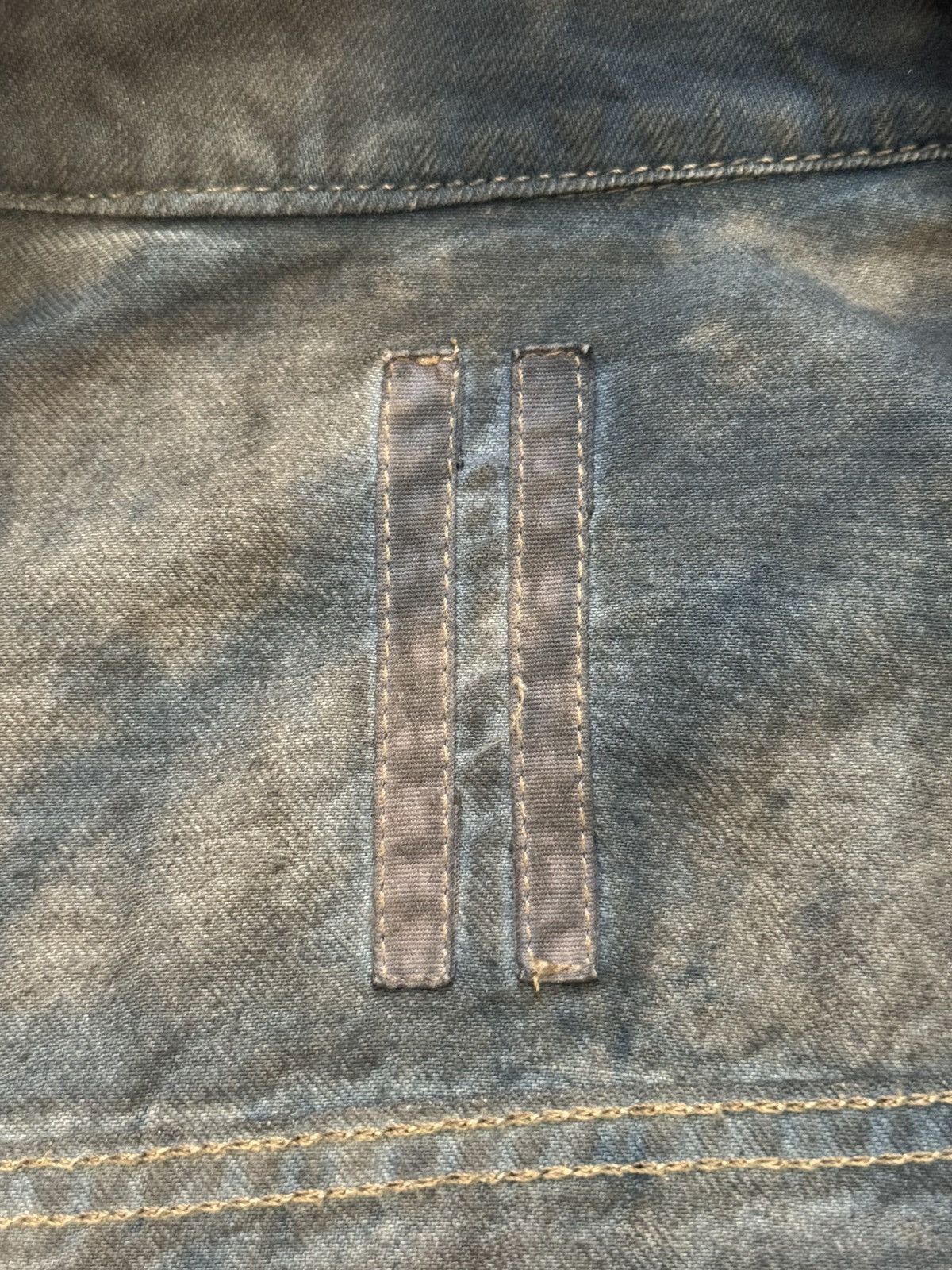 Rick Owens Drkshdw SS15 Rick Owens DRKSHDW Batik Dark Dust Denim Work Jacket Size US S / EU 44-46 / 1 - 12 Thumbnail