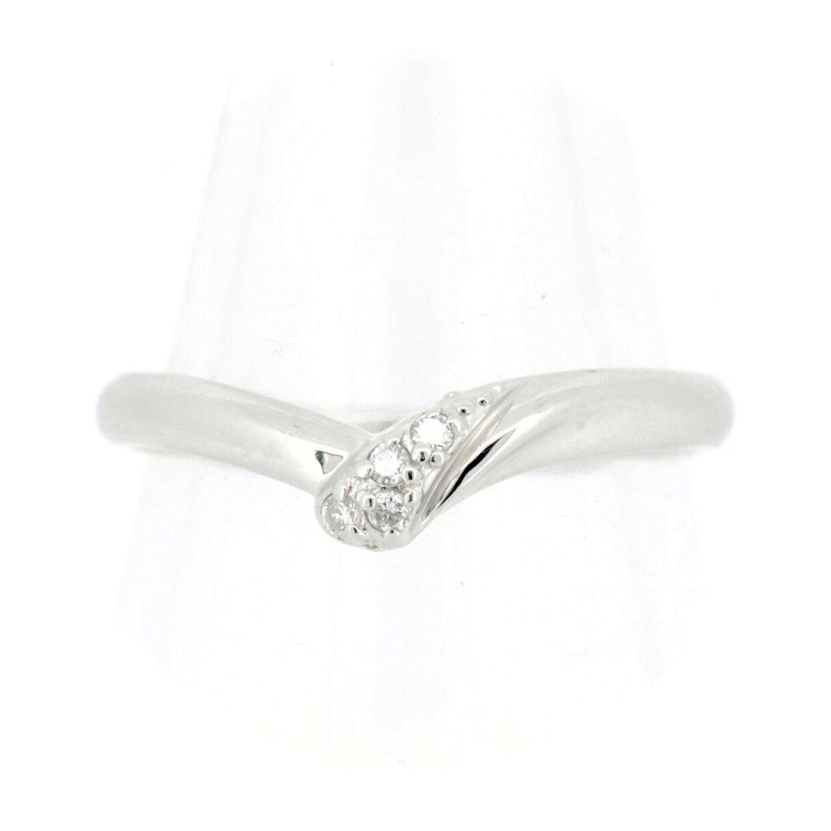 Luxuness Star Jewelry Diamond Platinum Ring Metal Ring in Silver, Women's