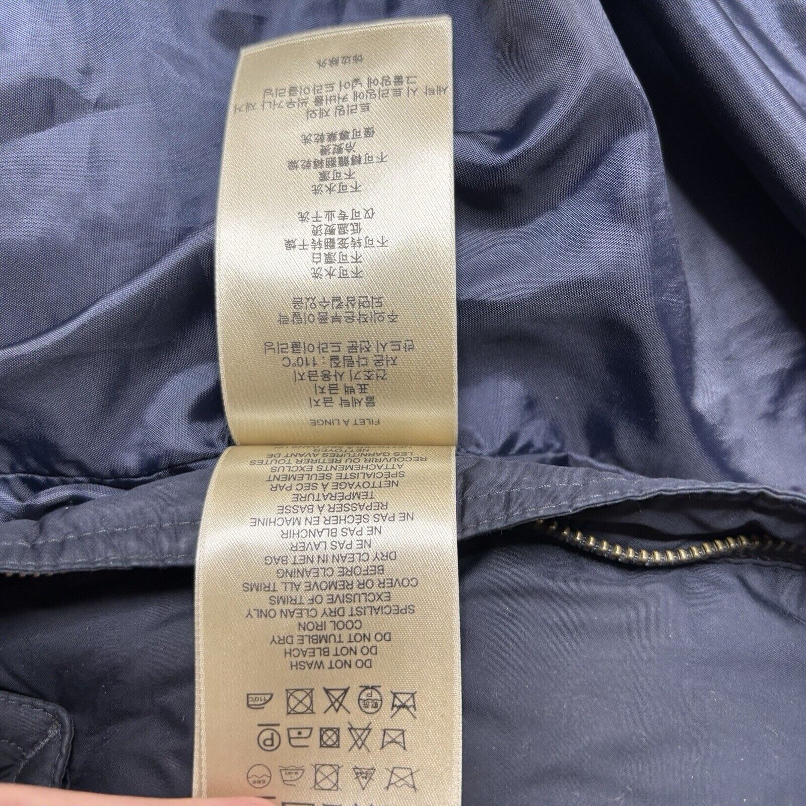 Burberry Burberry Brit W's Navy Down Parka Coat XS Size XS / US 0-2 / IT 36-38 - 13 Thumbnail