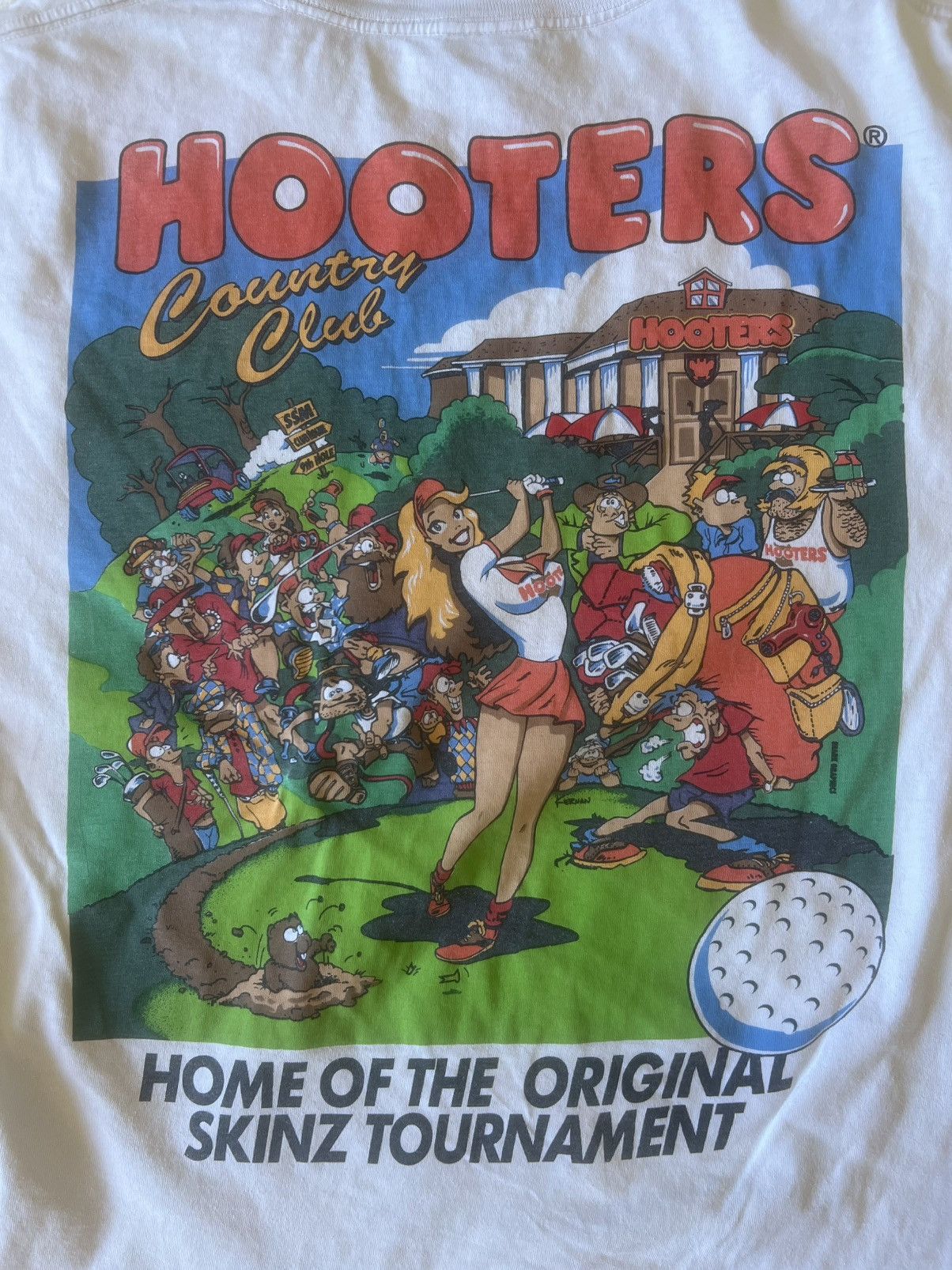 Hooters country club tee