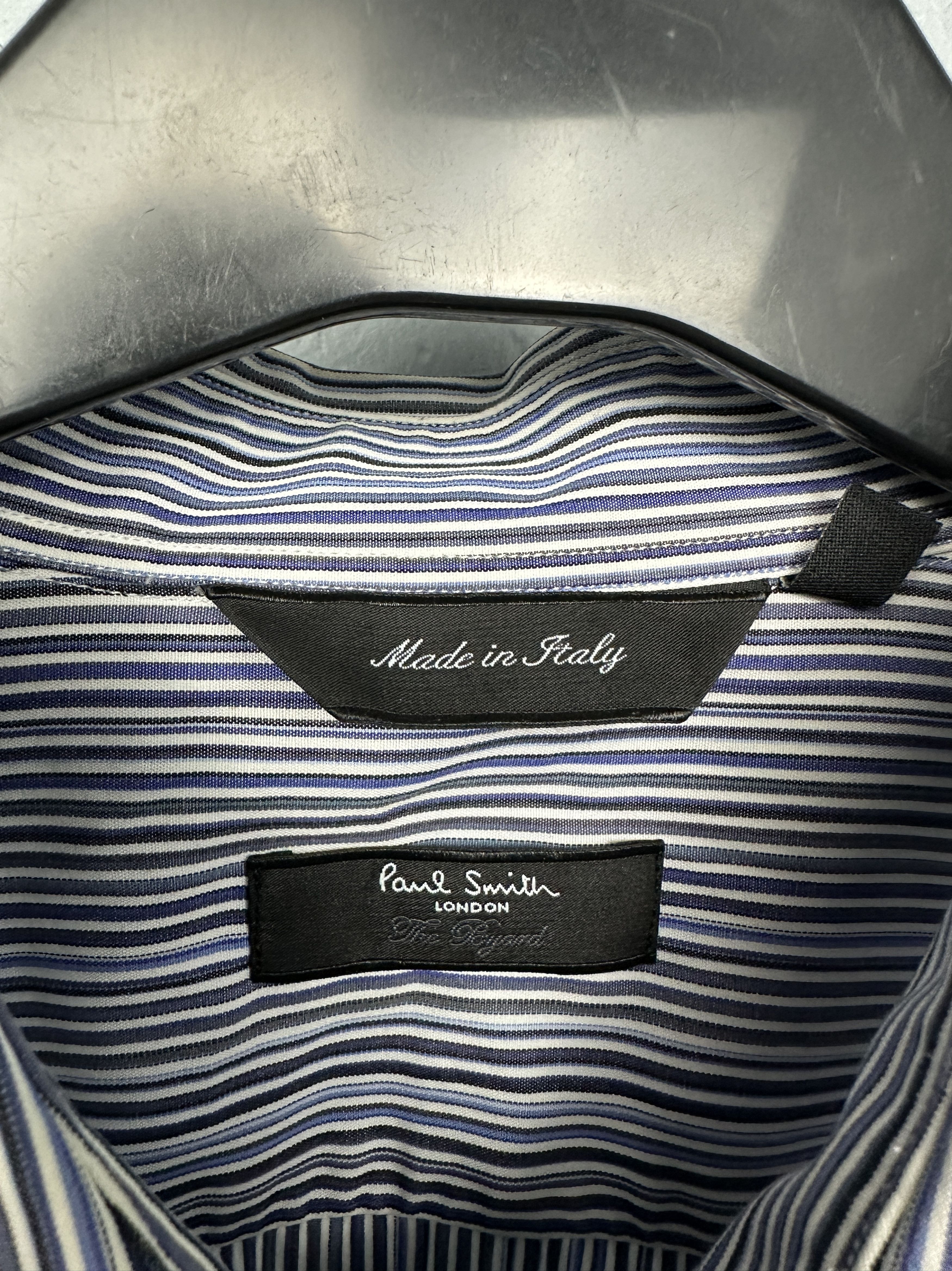 Paul Smith Paul Smith London Mens Striped Long Sleeve Shirt Size US XL / EU 56 / 4 - 3 Thumbnail