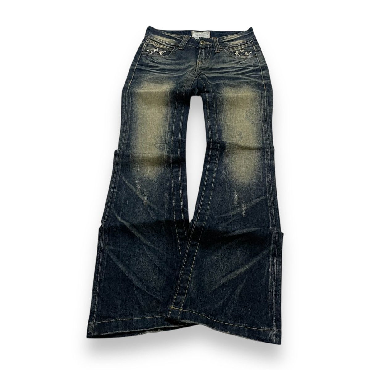 If Six Was Nine ORIGINAL CLASSIC FLARE LOLITA RUSTY DENIM (30×41) Size US 30 / EU 46 - 2 Thumbnail