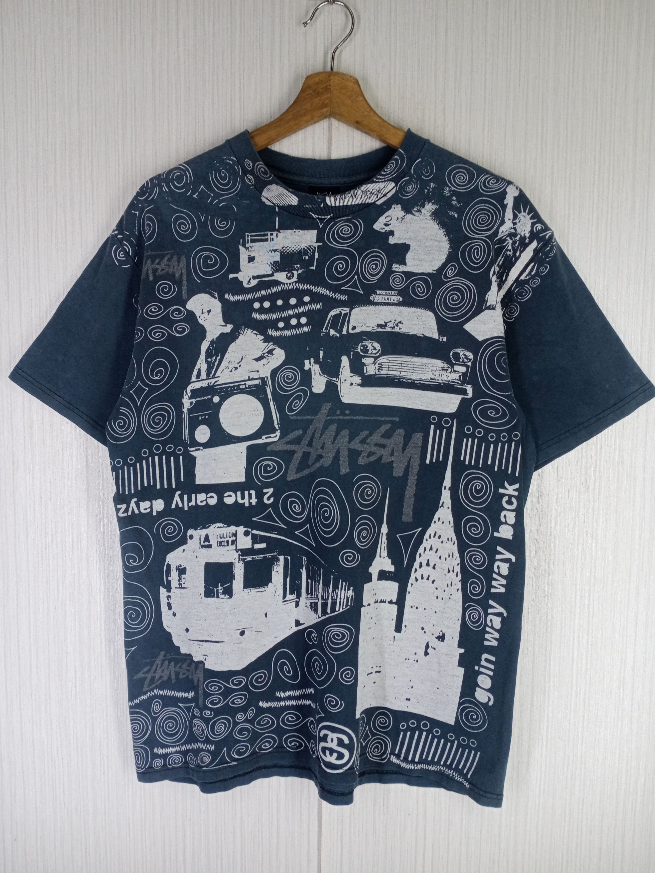 Designer × Stussy Stussy New York Los Angeles Tokyo London Paris T