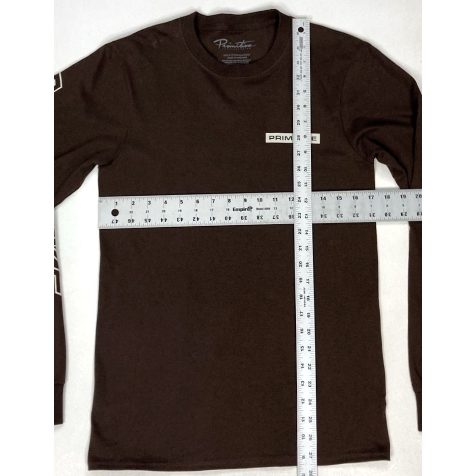 Primitive VINTAGE Primitive Worldwide Graphic T-shirt Men Small Brown Long Sleeve Size US S / EU 44-46 / 1 - 5 Thumbnail