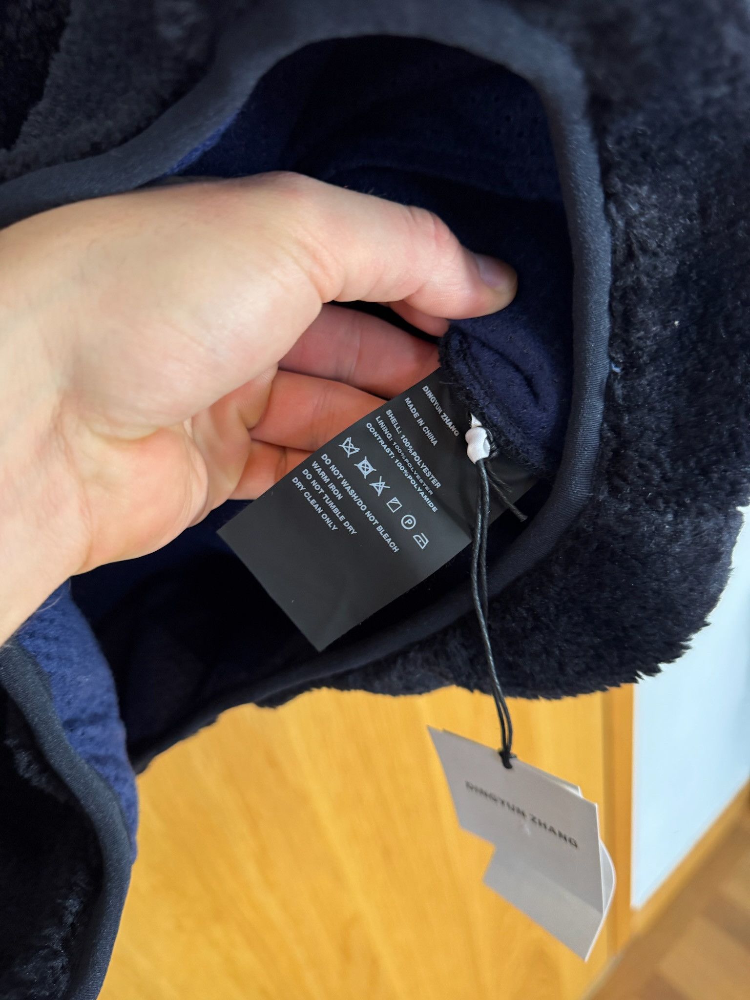 Dingyun Zhang Dingyun Zhang FW25 TN1 Fleece Hoodie Size US M / EU 48-50 / 2 - 5 Thumbnail