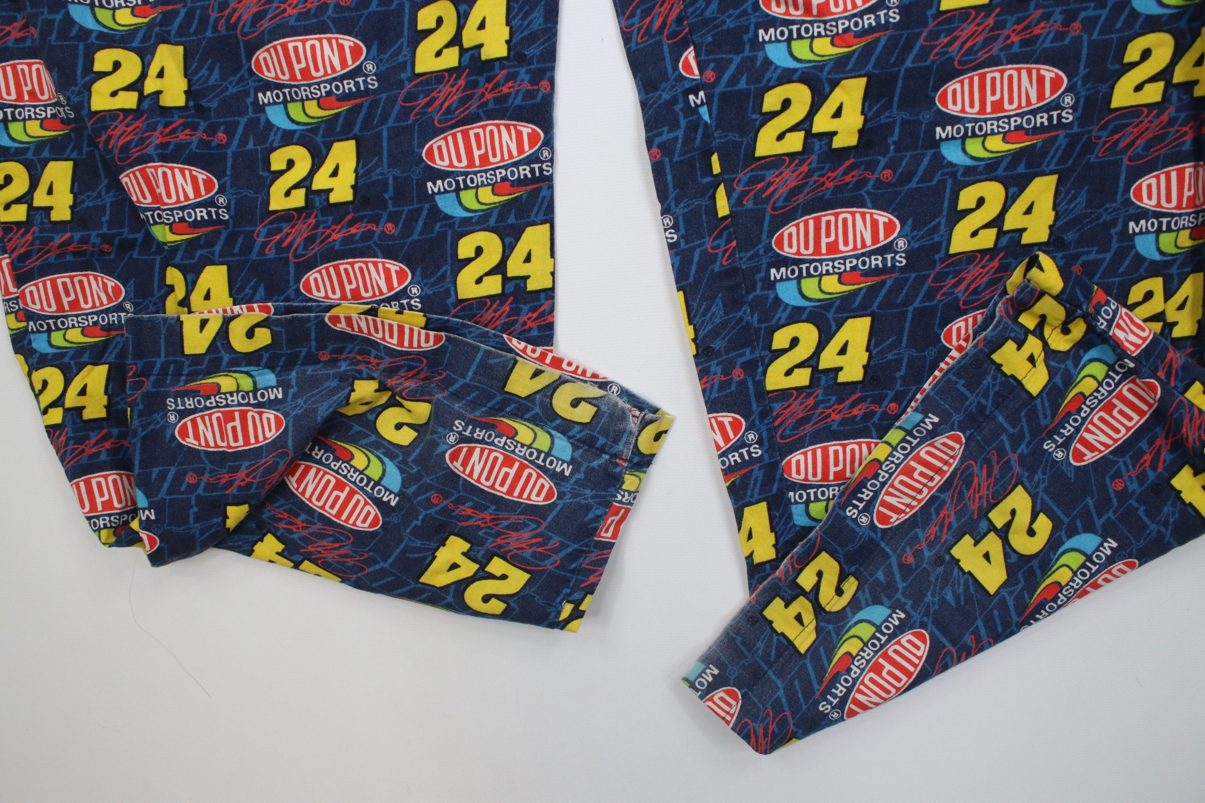 Vintage Vintage 90s Y2K NASCAR Gordon Racing Wide Leg Pants Pajamas Size US 38 / EU 54 - 5 Thumbnail