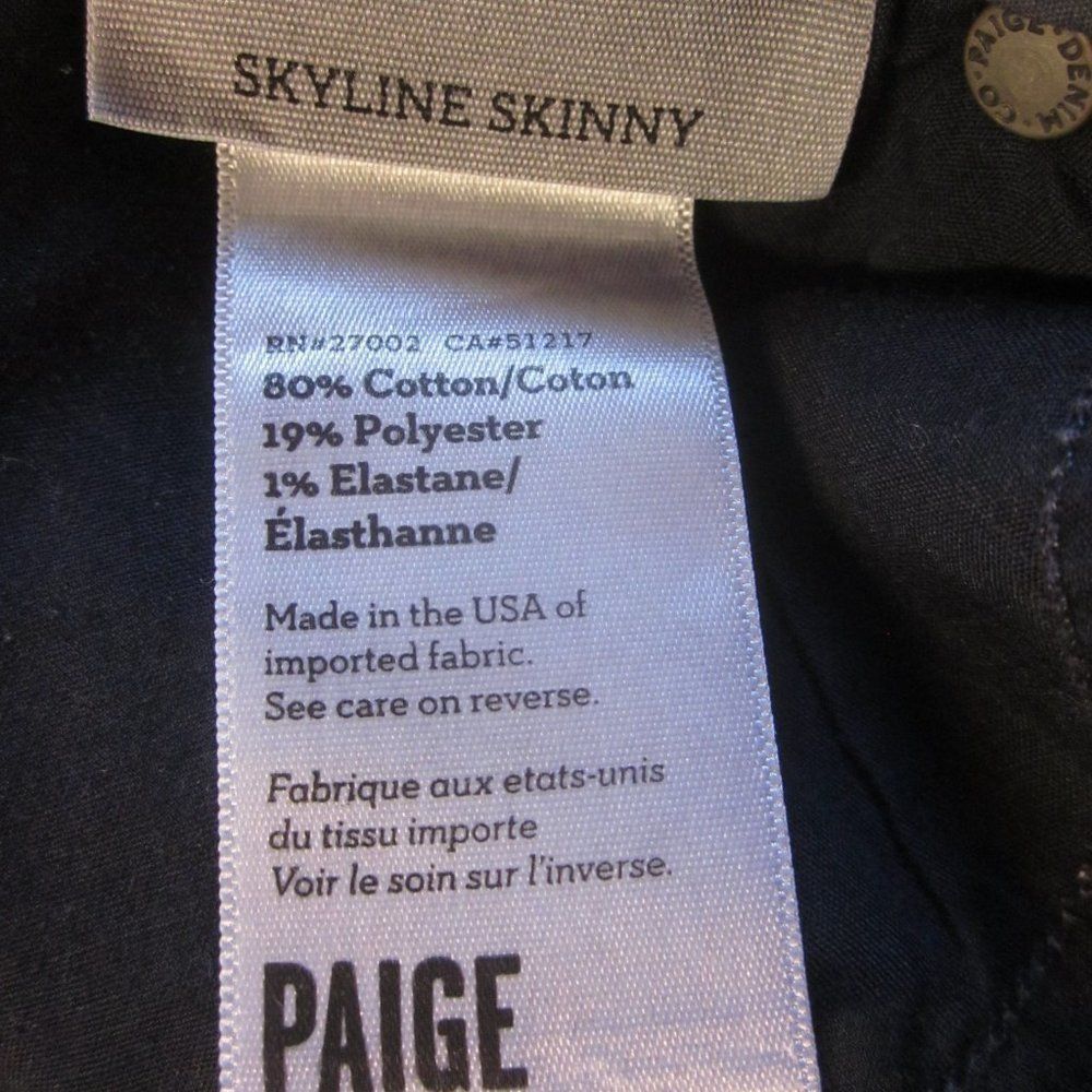 Paige Paige Jeans Skyline Skinny Size 28 Size 28" / US 6 / IT 42 - 10 Thumbnail