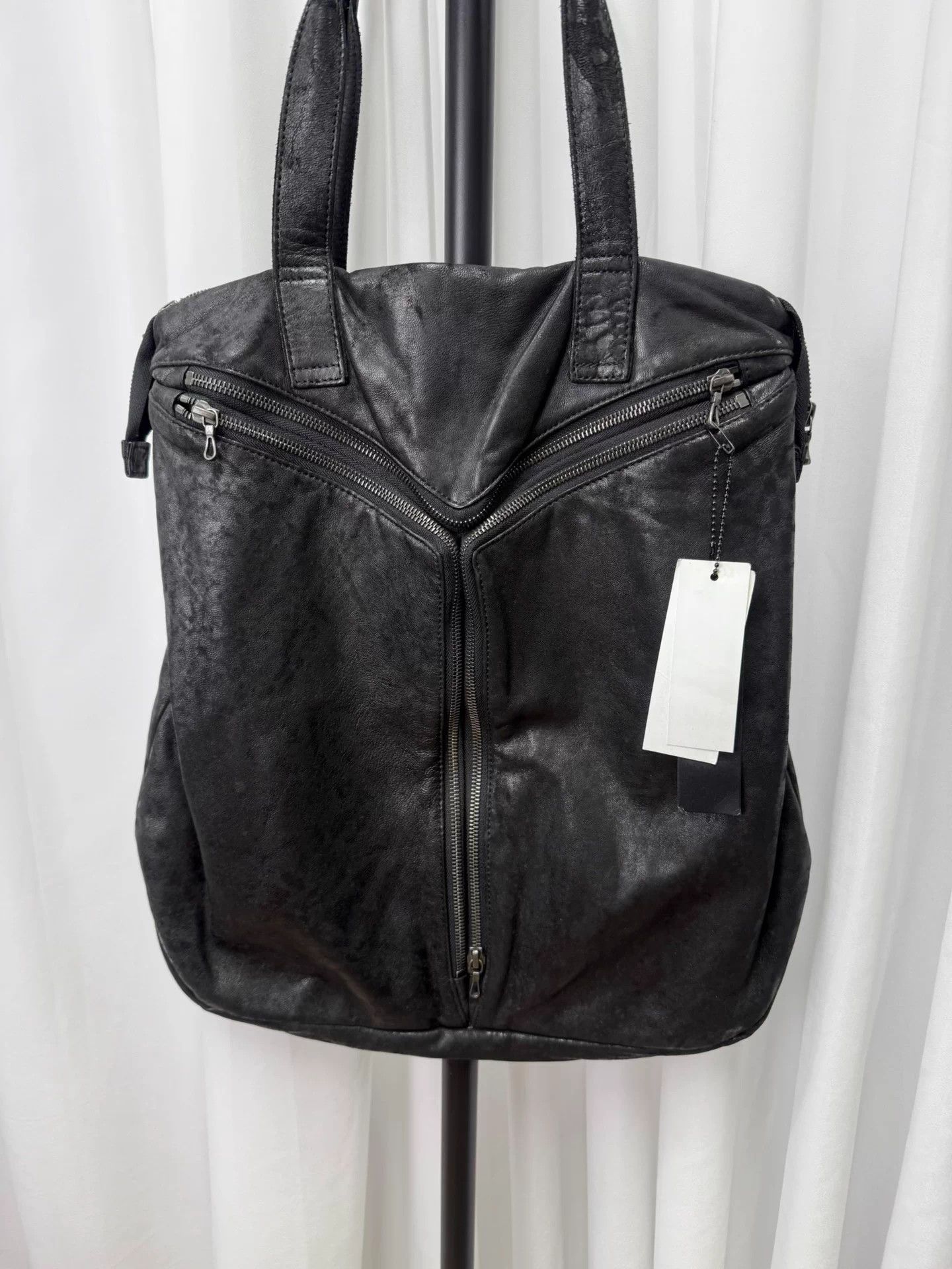 Julius JULIUS 7 Distressed Lambskin GeometricQuality Size ONE SIZE - 3 Thumbnail