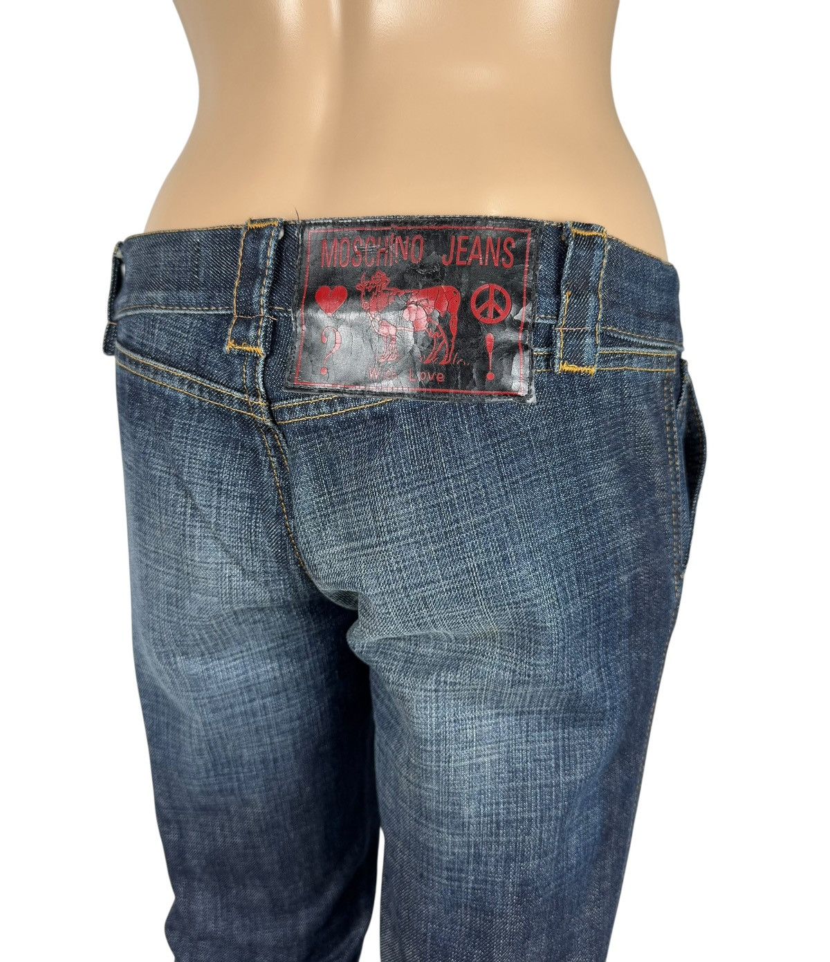 Moschino × Vintage Moschino Vintage Jeans Flared 90s size 34 Size 25" / US 0 / IT 36 - 2 Thumbnail