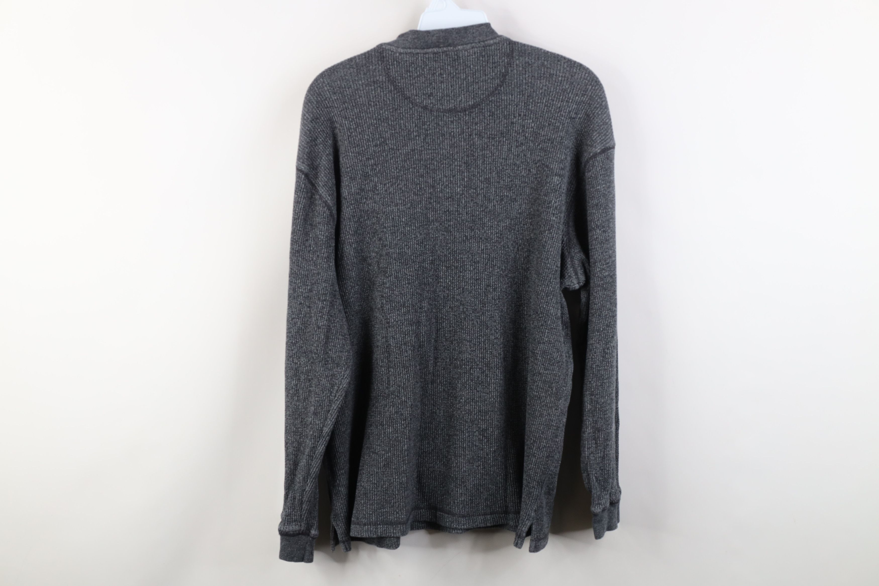 Vintage Vintage 90s Y2K Streetwear Knit Long Sleeve Henley T-Shirt Size US L / EU 52-54 / 3 - 9 Thumbnail