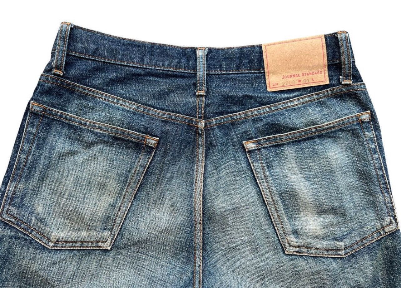 Johnbull Vintage John Bull Japan Distressed Denim Jeans 31x30 Size US 31 - 7 Thumbnail