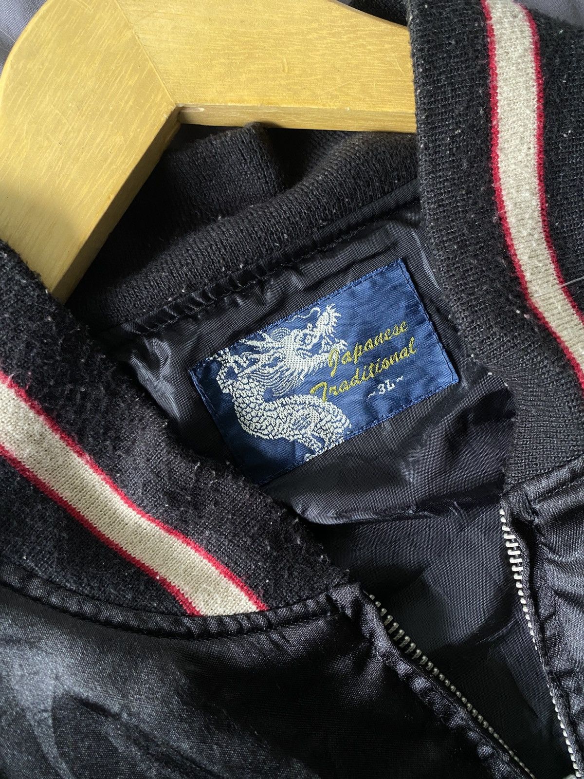 Japanese Brand Vintage Japanese Traditional Sukajan Jacket Japan Yokosuka Size US XL / EU 56 / 4 - 4 Thumbnail