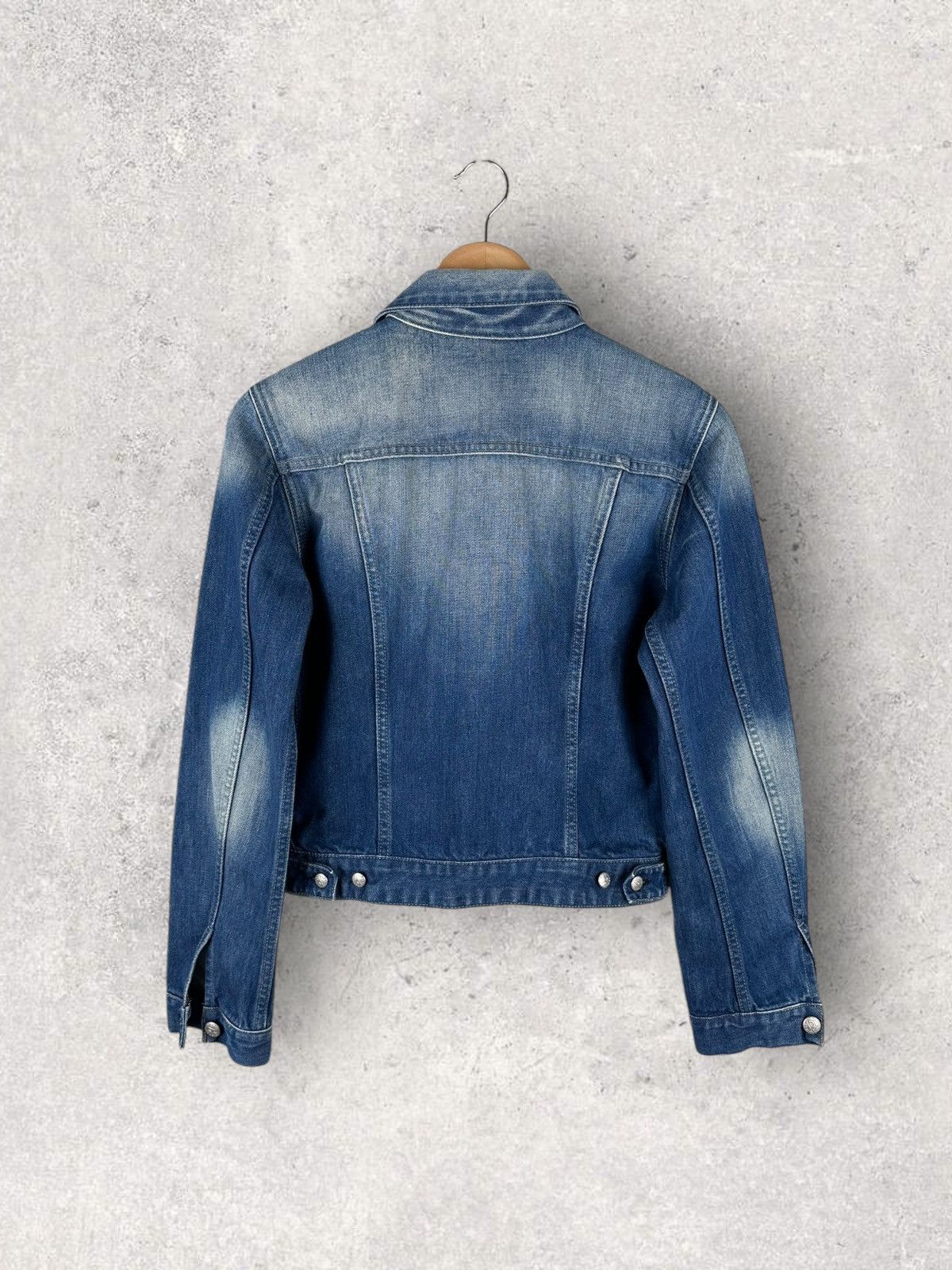 Diesel Vintage Y2k Diesel Denim Jacket Womens Size M / US 6-8 / IT 42-44 - 2 Thumbnail