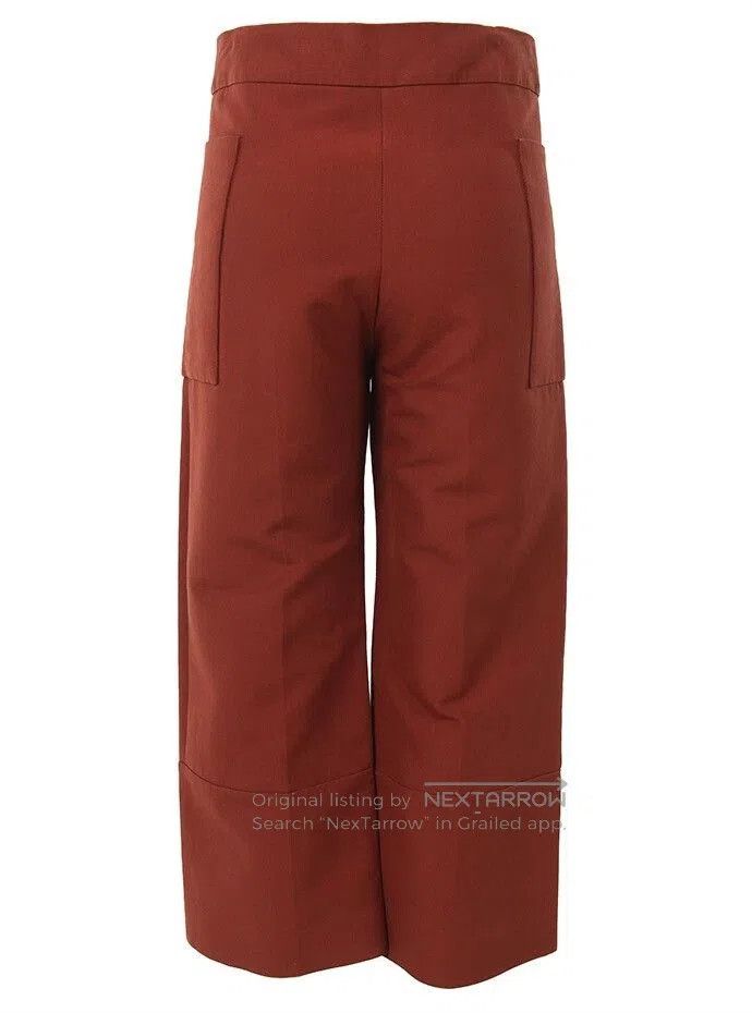 Marni Marni Burgundy Pocket Casual Pants. Size 37" - 2 Thumbnail