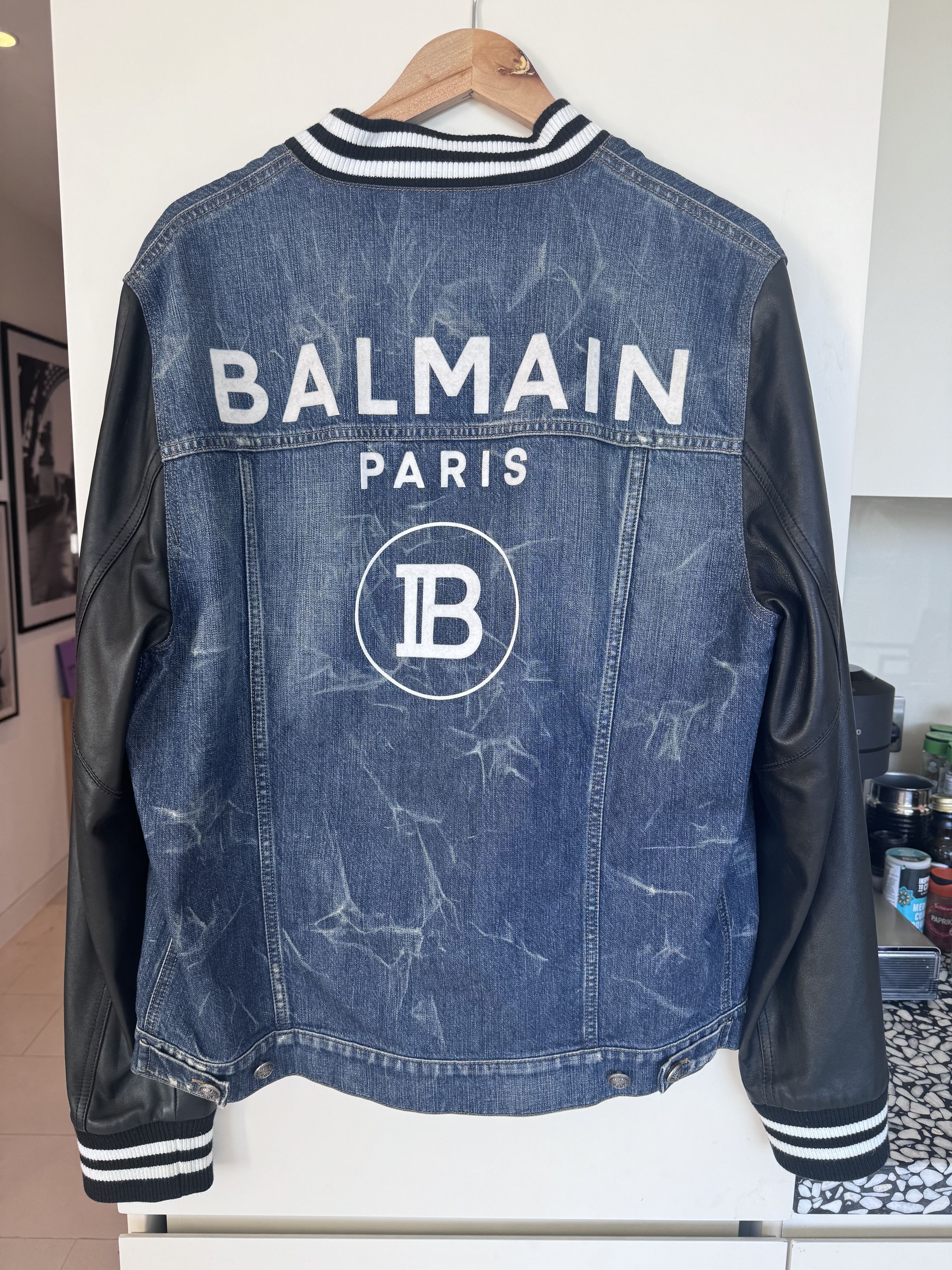 Balmain Balmain jeans and leather jacket Size US L / EU 52-54 / 3 - 2 Thumbnail