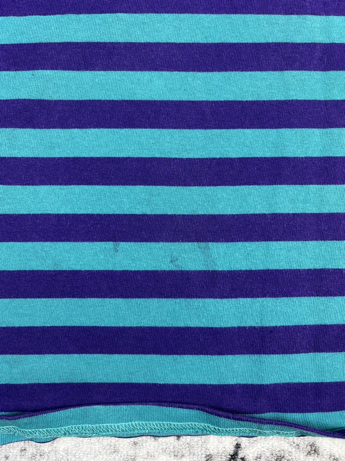 Teddy Fresh Vintage Teddy Fresh Striped Logo T-Shirt Streetwear Size US L / EU 52-54 / 3 - 9 Thumbnail