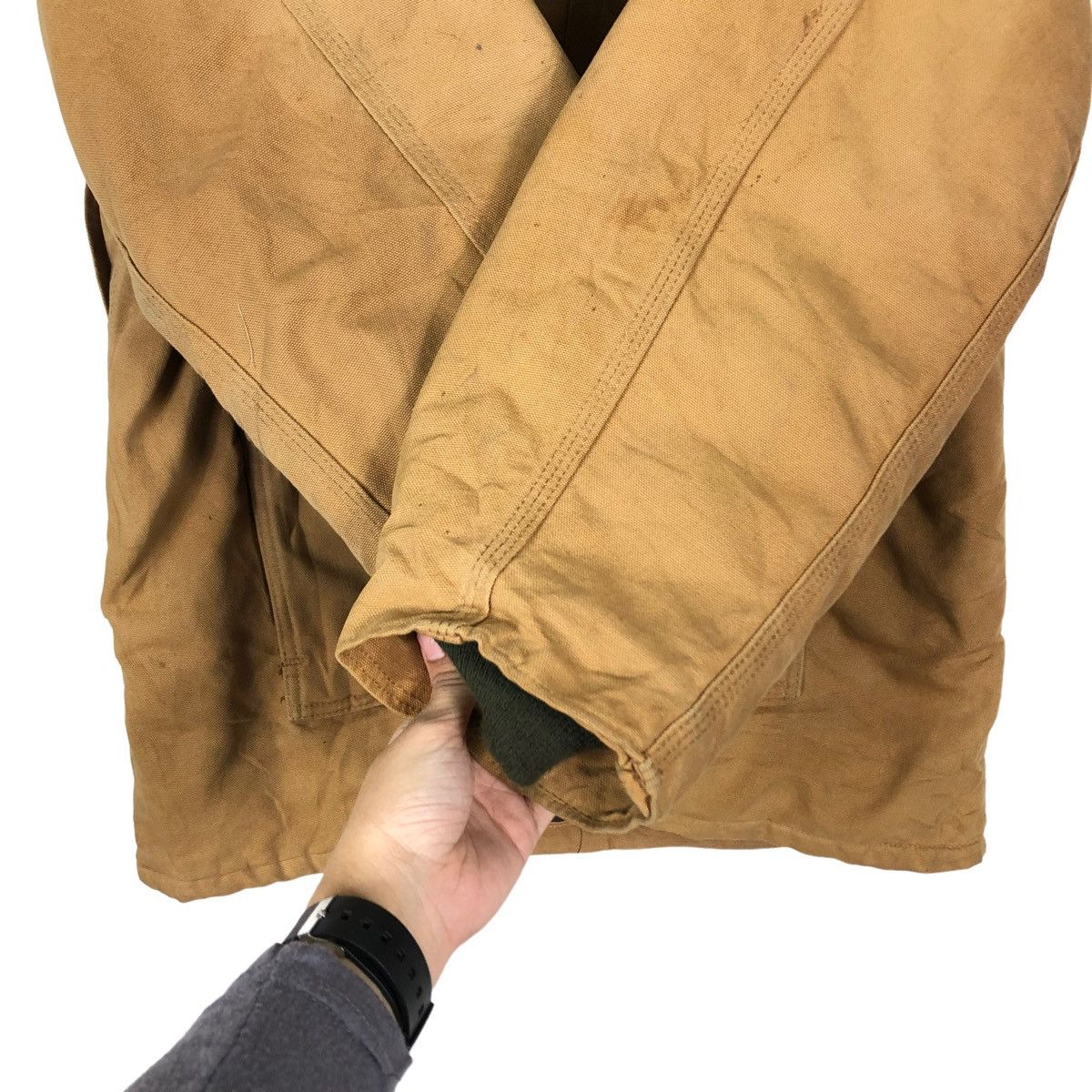 Carhartt 🔥80’s Vintage Chore Detroit Duck Canvas Carhartt USA Cargo Size US L / EU 52-54 / 3 - 14 Thumbnail