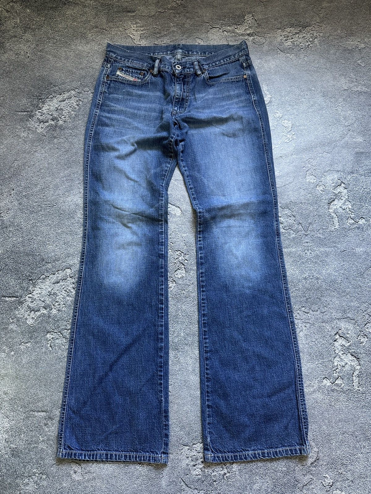 Diesel Vintage Diesel Womens Bootcut Western Wash Jeans Size 31 Size 31" - 2 Thumbnail
