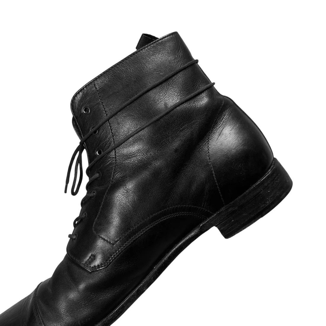 Prada Cap Toe Combat Boots