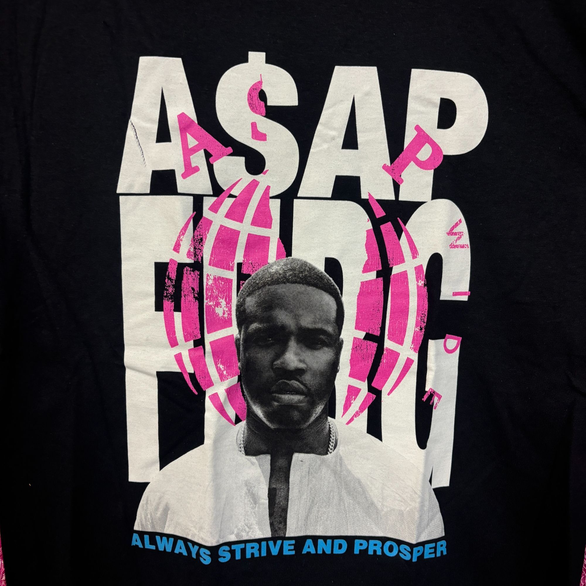 Band Tees Asap Ferg Always Strive and Prosper Hip Hop Tshirt size Med Size US M / EU 48-50 / 2 - 2 Thumbnail