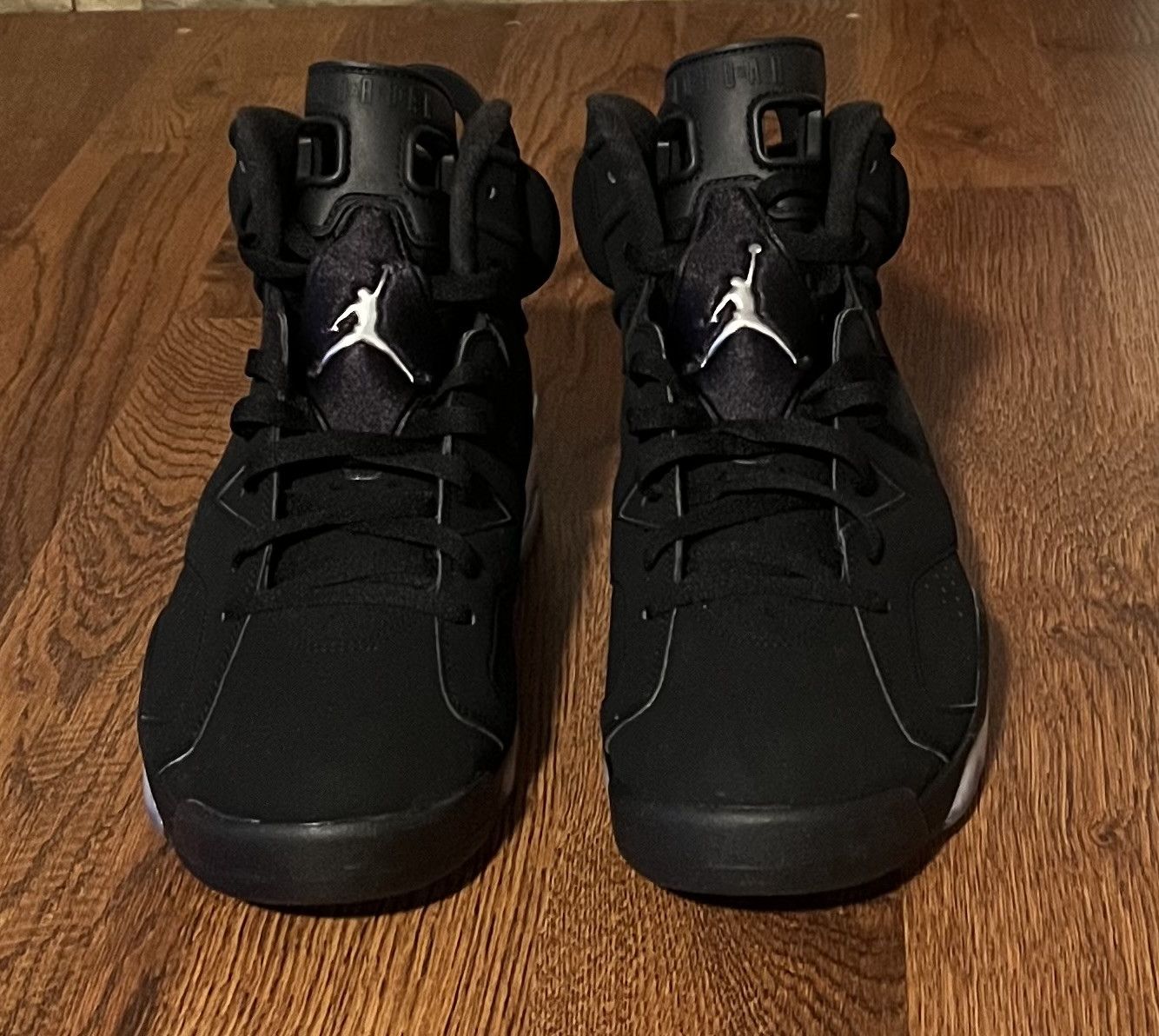 Jordan Brand Air Jordan 6 VI Retro Chrome Black Metallic Silver Size US 11.5 / EU 44-45 - 2 Thumbnail