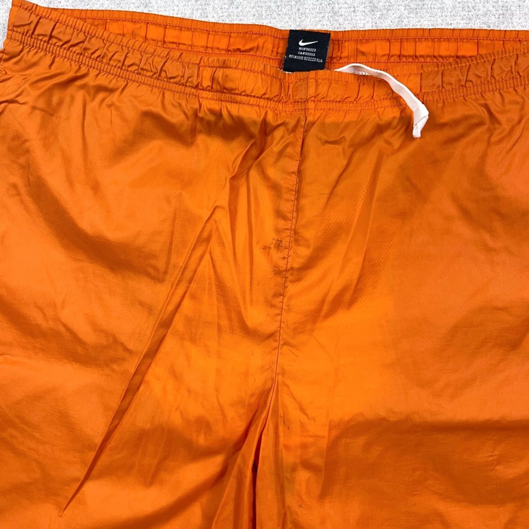 Nike VINTAGE Nike Swim Trunks Men Large Orange Blue Board Shorts Spellout Adult Size US 33 - 6 Thumbnail