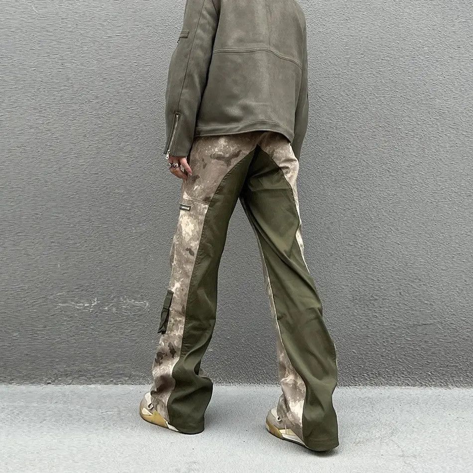 Japanese Brand Vintage patchwork camouflage multi-pocket cargo trousers Size US 32 / EU 48 - 3 Thumbnail