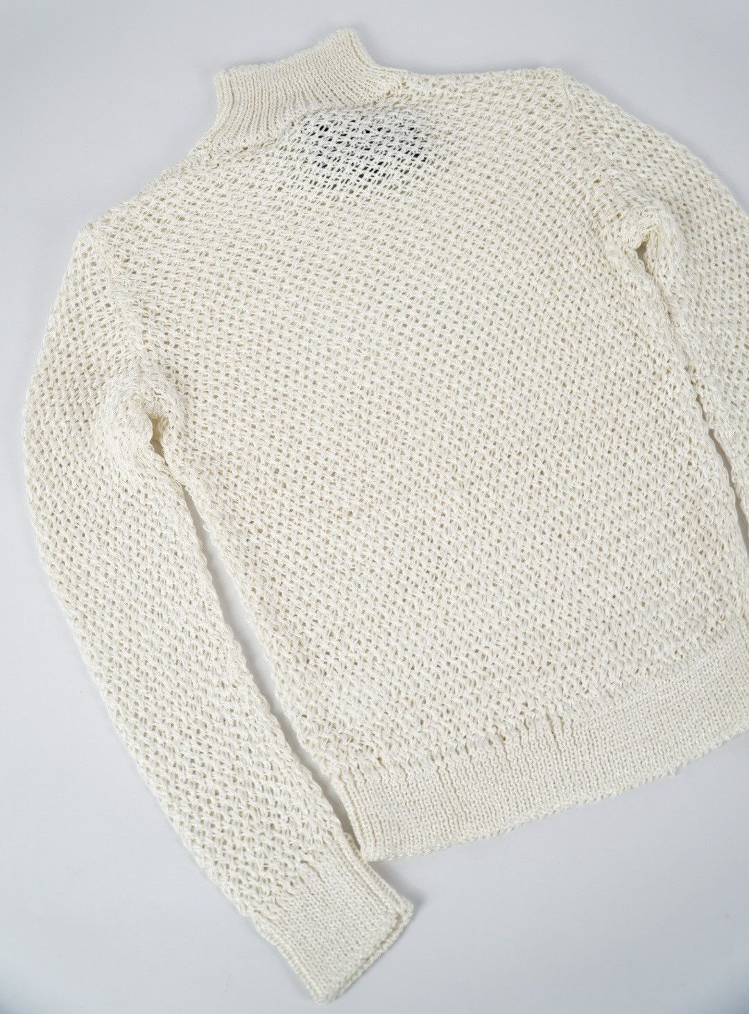 Ralph Lauren Purple Label Ralph Lauren Purple Label - Knit Jumper - Off white Size M / US 6-8 / IT 42-44 - 11 Thumbnail