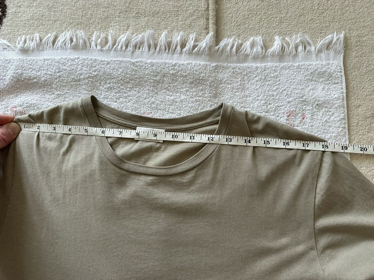 Saint Laurent Paris $550 Saint Laurent Rive Gauche logo t shirt olive khaki M Size US M / EU 48-50 / 2 - 4 Thumbnail