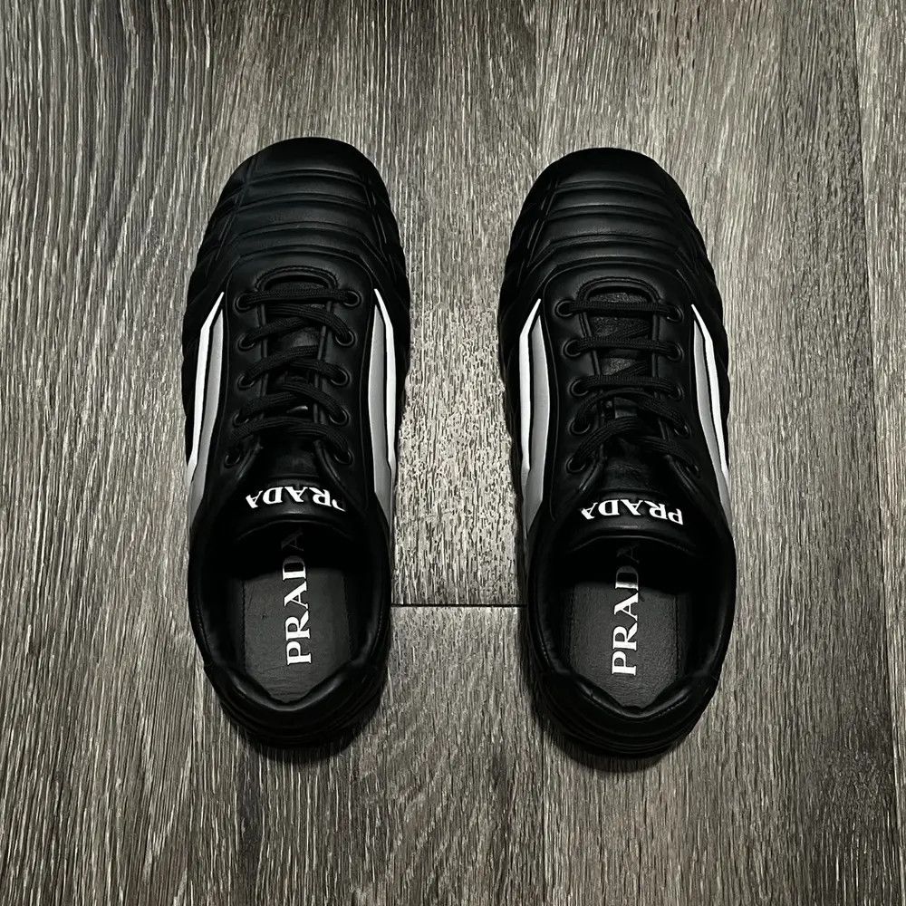Prada [Retail: $920] Prada “Vitello Soft” Sneakers - Men's US 6.5 Size US 6.5 / EU 39-40 - 3 Thumbnail