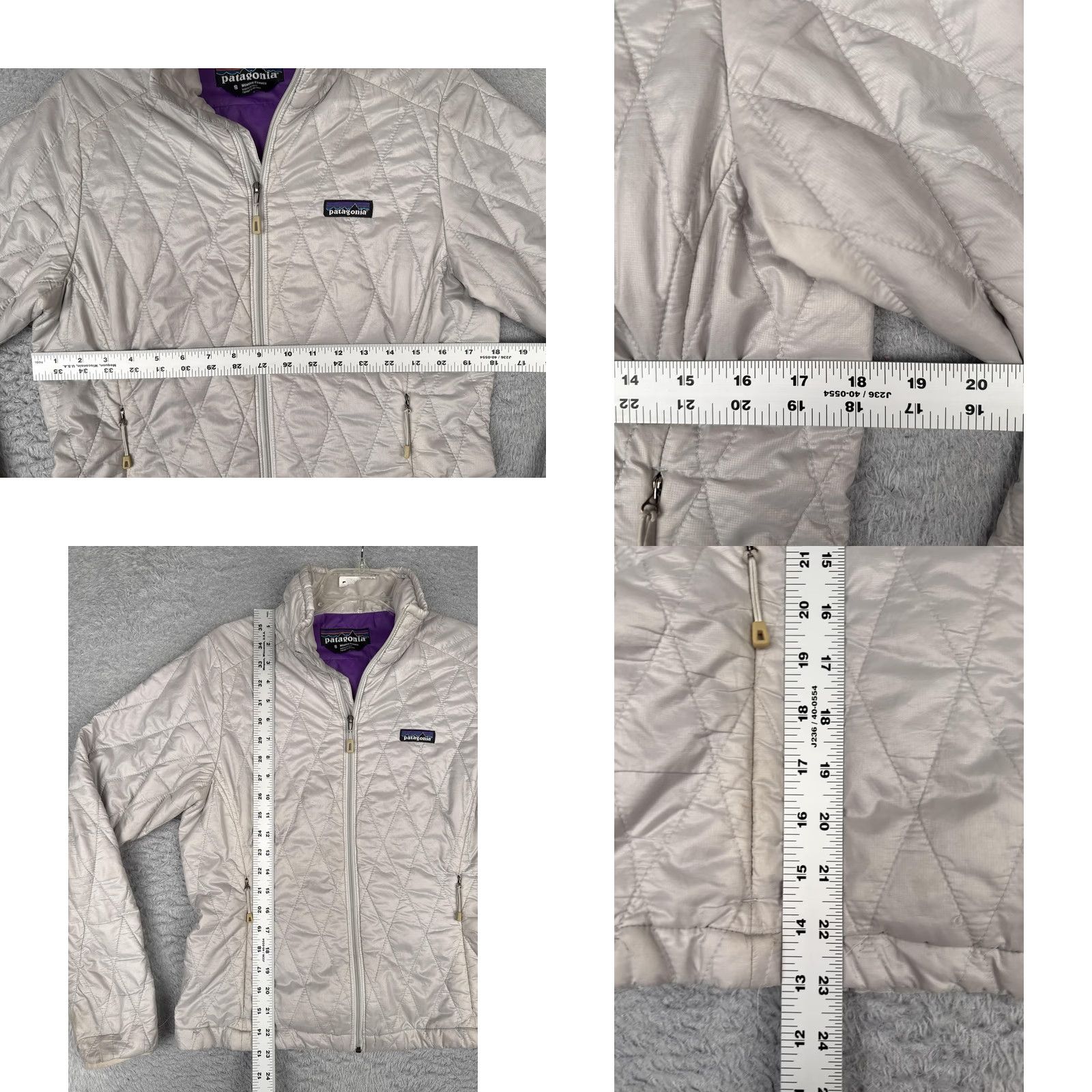 Patagonia Patagonia Jacket Womens Small White Quilted Full Zip Insulated Outdoor Warm Size S / US 4 / IT 40 - 8 Thumbnail