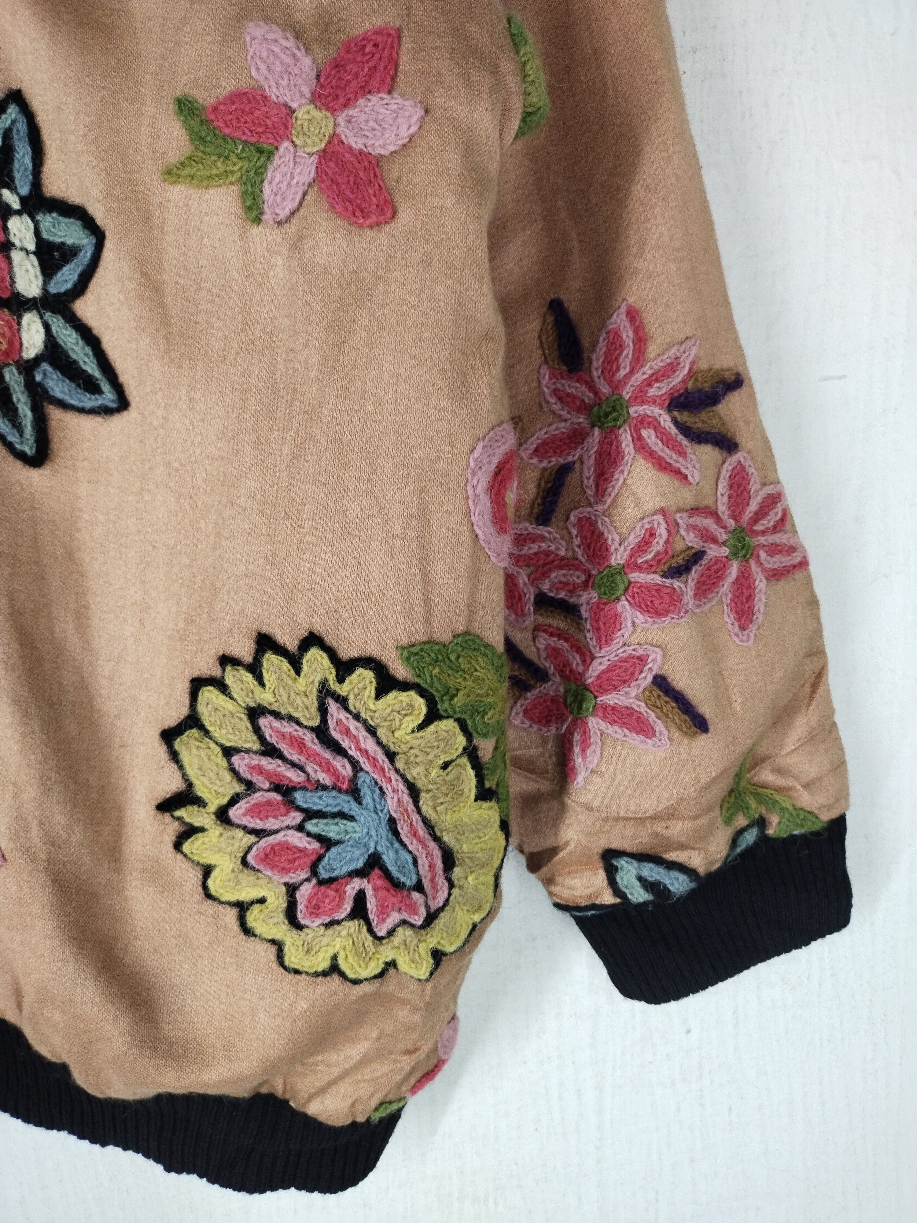 If Six Was Nine × Japanese Brand Vintage Tokyo Kea Embroidery Flower Jacket Size US L / EU 52-54 / 3 - 7 Thumbnail