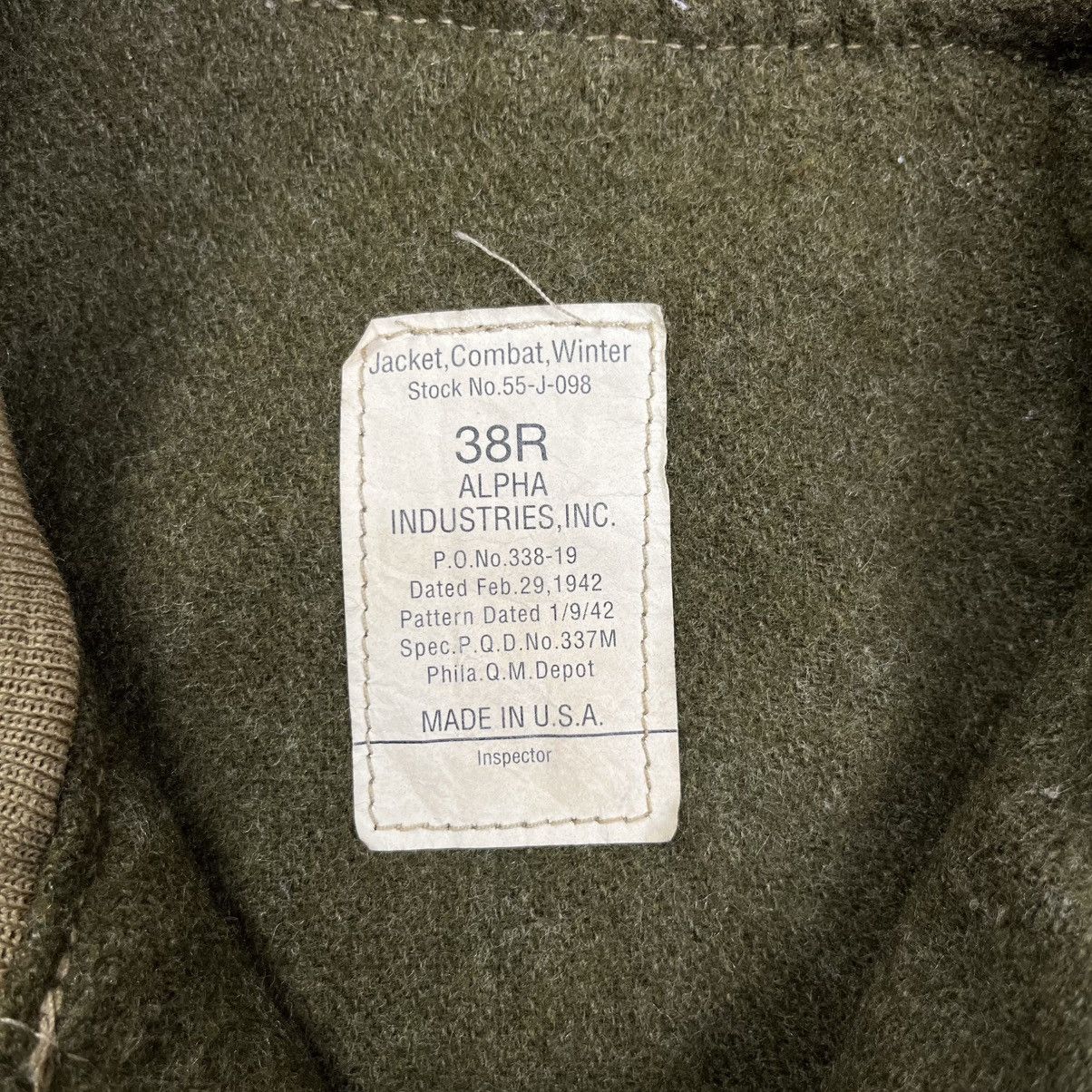 Alpha Industries Vintage 40s alpha industries tanker jacket Size US M / EU 48-50 / 2 - 6 Thumbnail