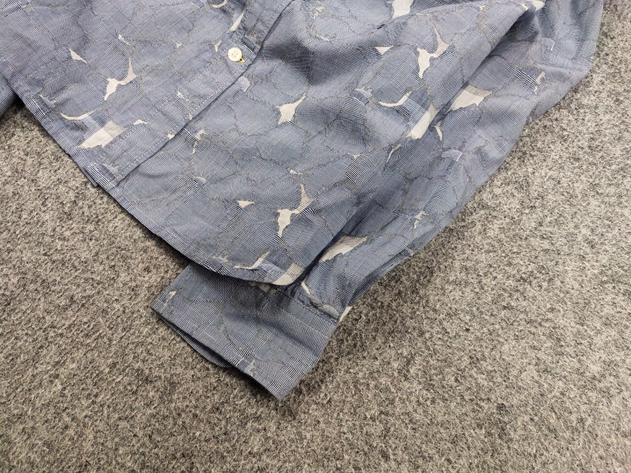 Diesel Diesel Design Casual Blue Pattern Buttons Shirt Y2K Style Size US M / EU 48-50 / 2 - 5 Thumbnail