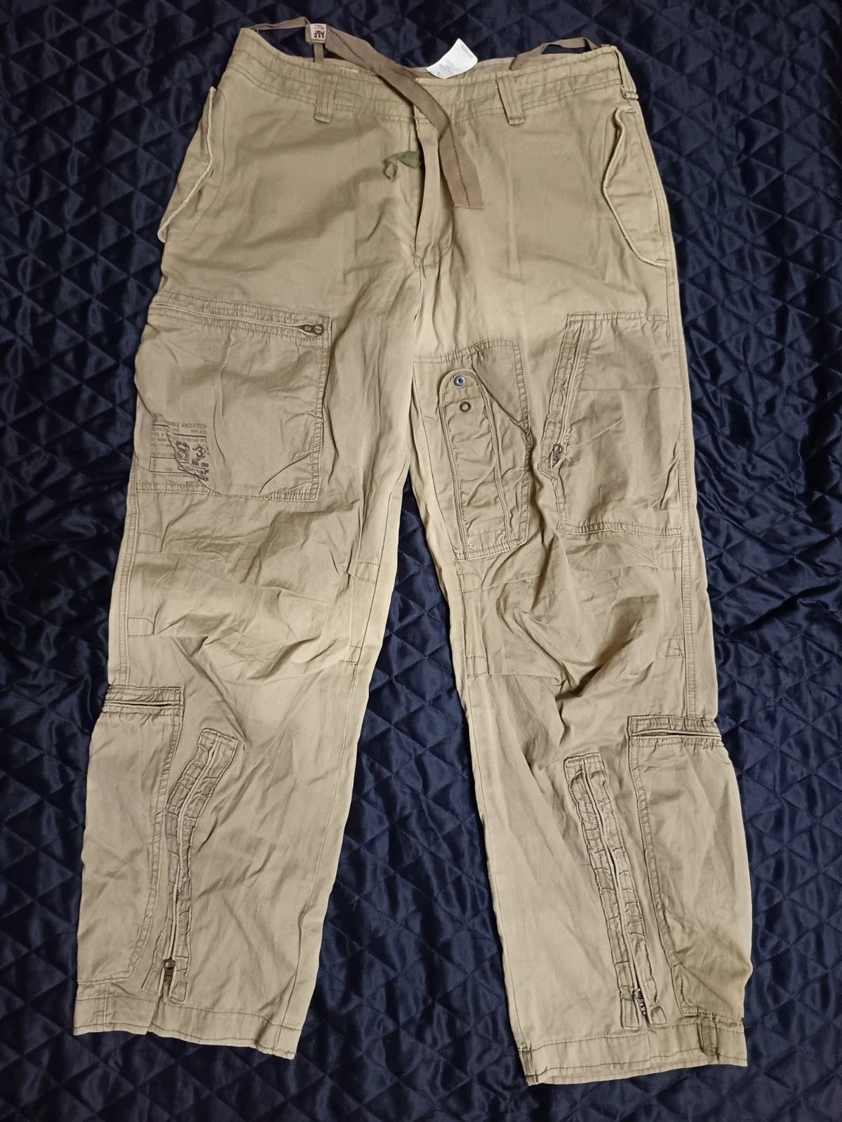 Abercrombie & Fitch Abercrombie & Fitch Paratrooper Vintage Cargo Pants Pants Size US 33 - 1 Thumbnail
