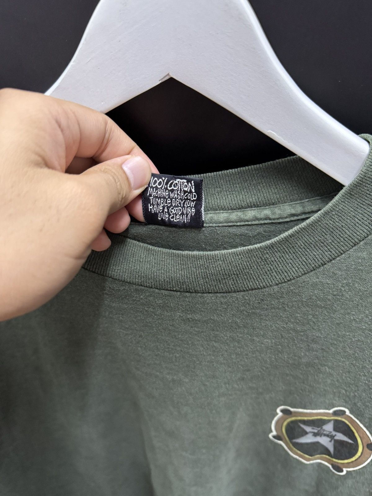 Stussy × Vintage Vintage 80s Stussy Star Old Logo by Shawn Stussy VERY RARE Size US L / EU 52-54 / 3 - 4 Thumbnail