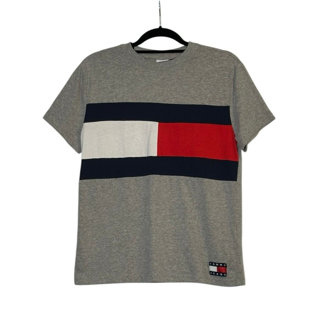 Tommy Hilfiger Tommy Jeans short sleeves color block tee size Small Size US S / EU 44-46 / 1 - 9 Thumbnail