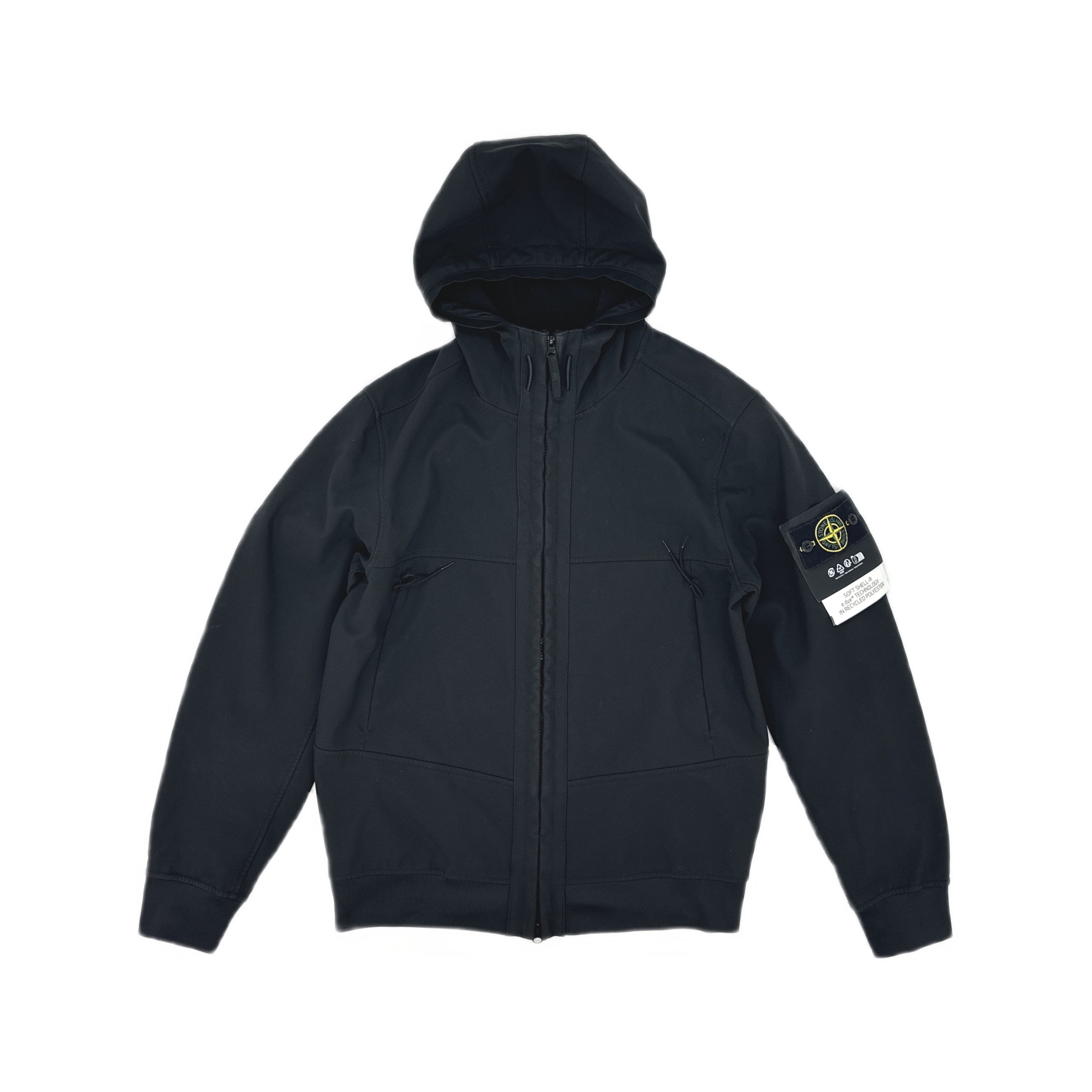 Stone Island Stone Island Soft Shell Hooded Jacket Size M Size US M / EU 48-50 / 2 - 1 Thumbnail