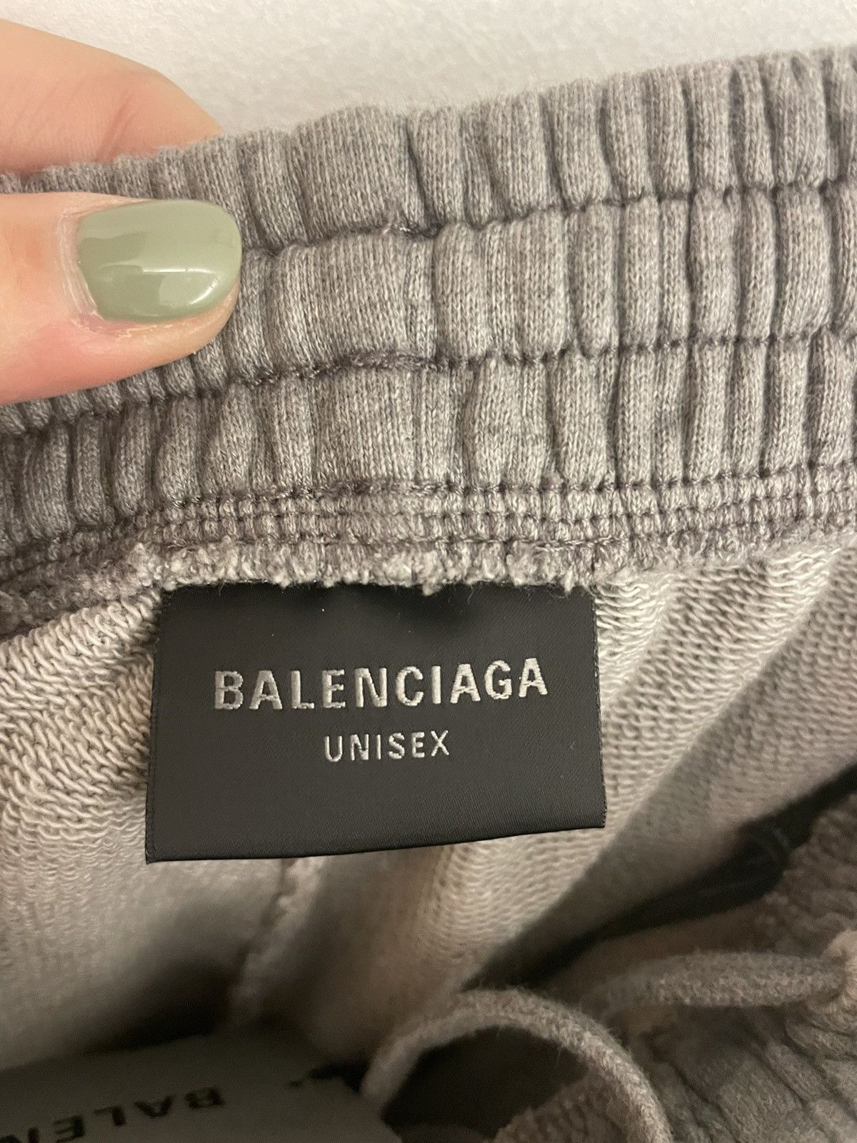 Balenciaga Patched sweatpants in light blue Size US 31 - 3 Thumbnail