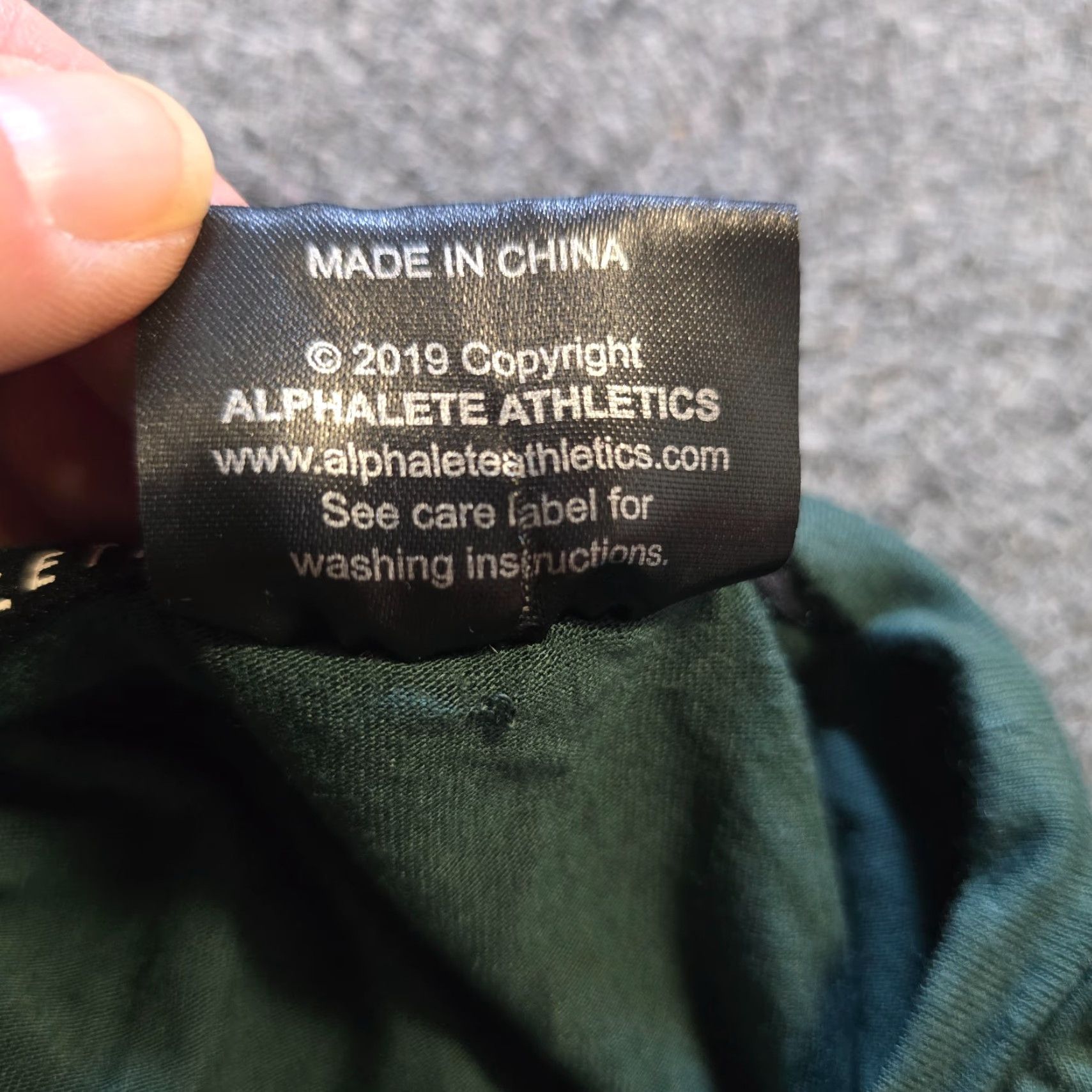 Vintage Alphalete Top Womens Green Long Sleeve Cropped Tie Waist Stretch Casual Medium Shirt Womens Size M / US 6-8 / IT 42-44 - 7 Thumbnail