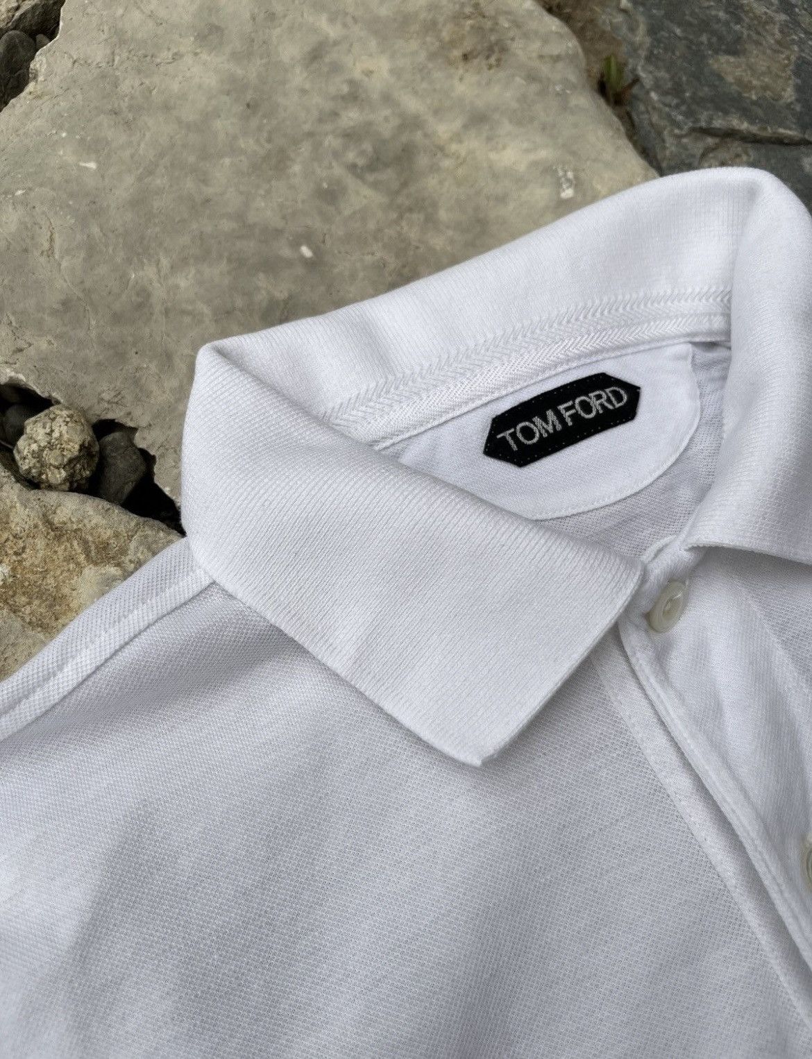 Tom Ford Tom Ford basic classic small logo thin polo t-shirt tee Size US M / EU 48-50 / 2 - 15 Thumbnail
