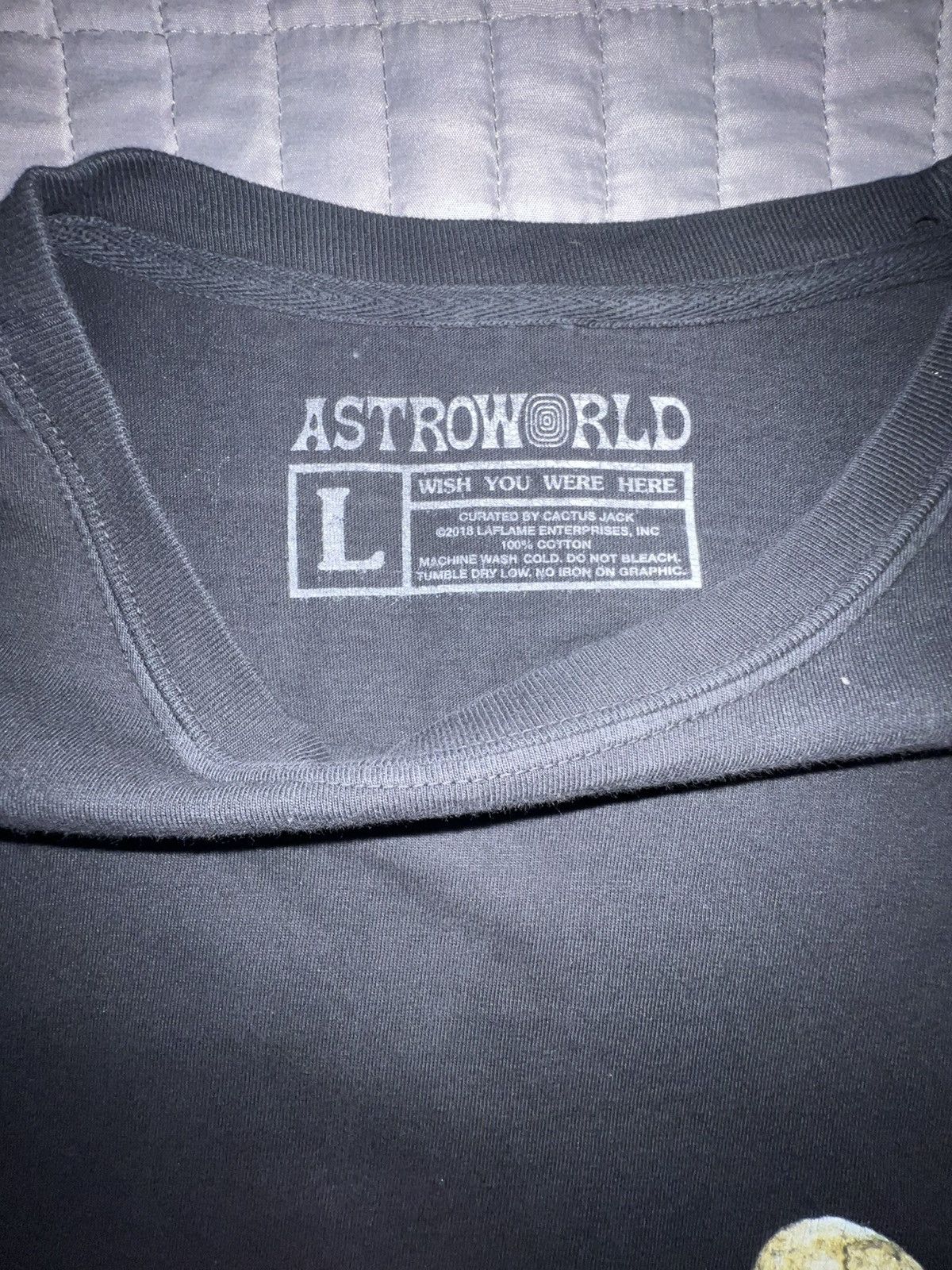 Travis Scott Astroworld “The Sights are Vivid” Long Sleeve Shirt Size US L / EU 52-54 / 3 - 2 Thumbnail