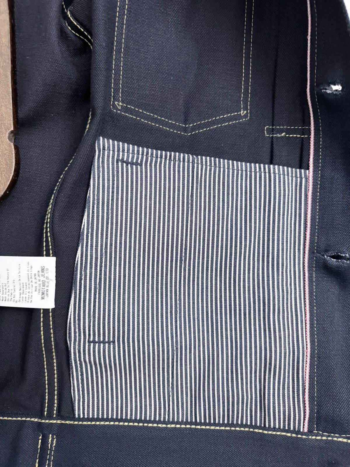 Blue Owl × Momotaro Jeans BOM018-J Grand Indigo – Midnight 14oz Selvedge Type 2 Size US M / EU 48-50 / 2 - 5 Thumbnail