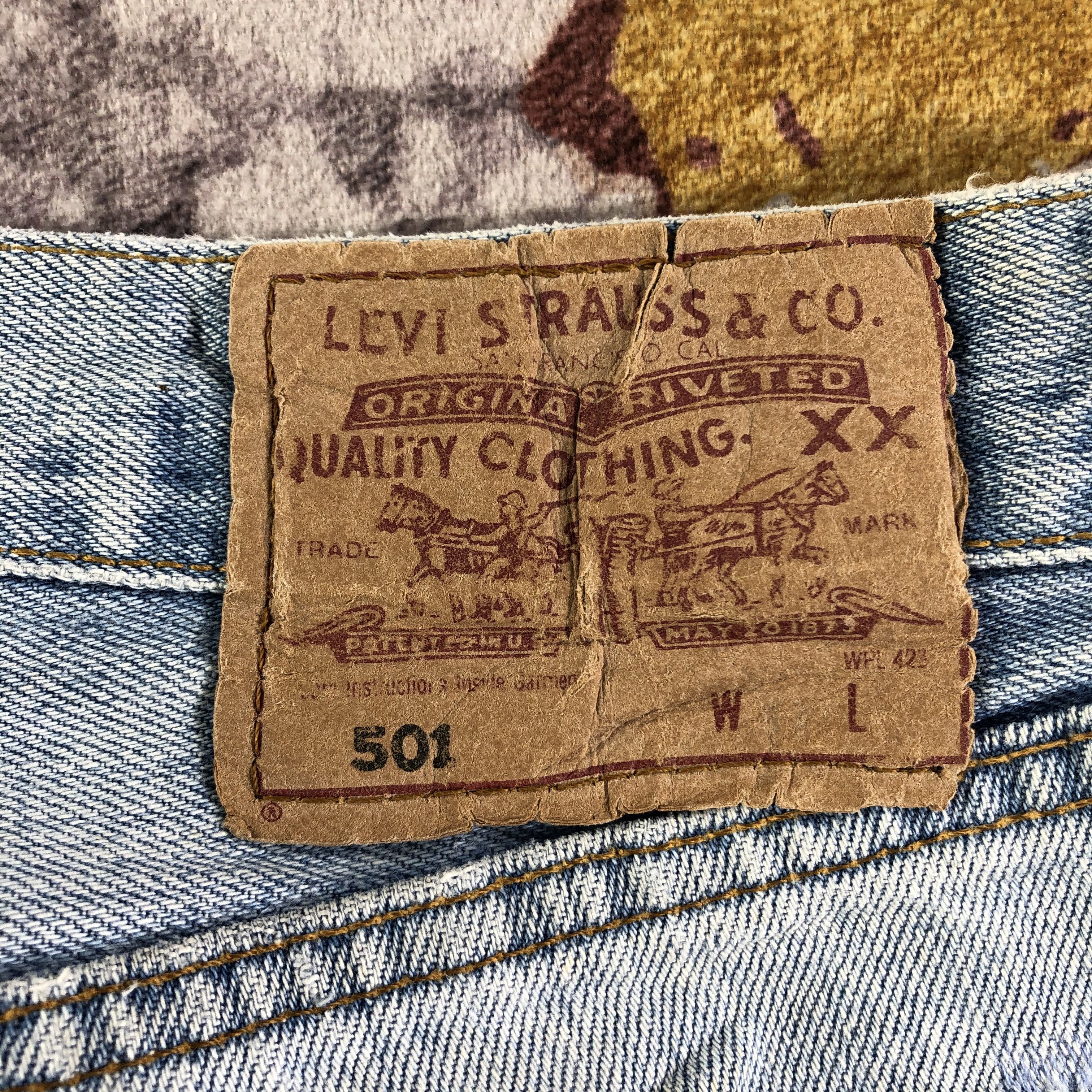 Levi's × Vintage Vintage 90s Levis 501 Jeans-JM3275 Size US 30 / EU 46 - 7 Thumbnail