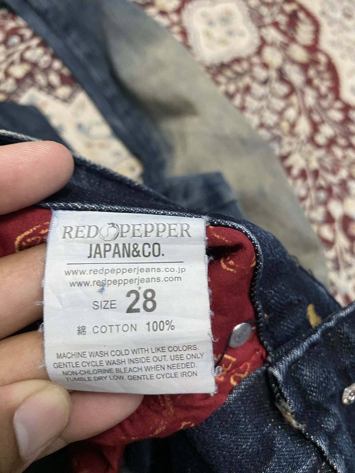 Japanese Brand Red peppers skulls x designer flare jeans Size US 32 / EU 48 - 15 Thumbnail