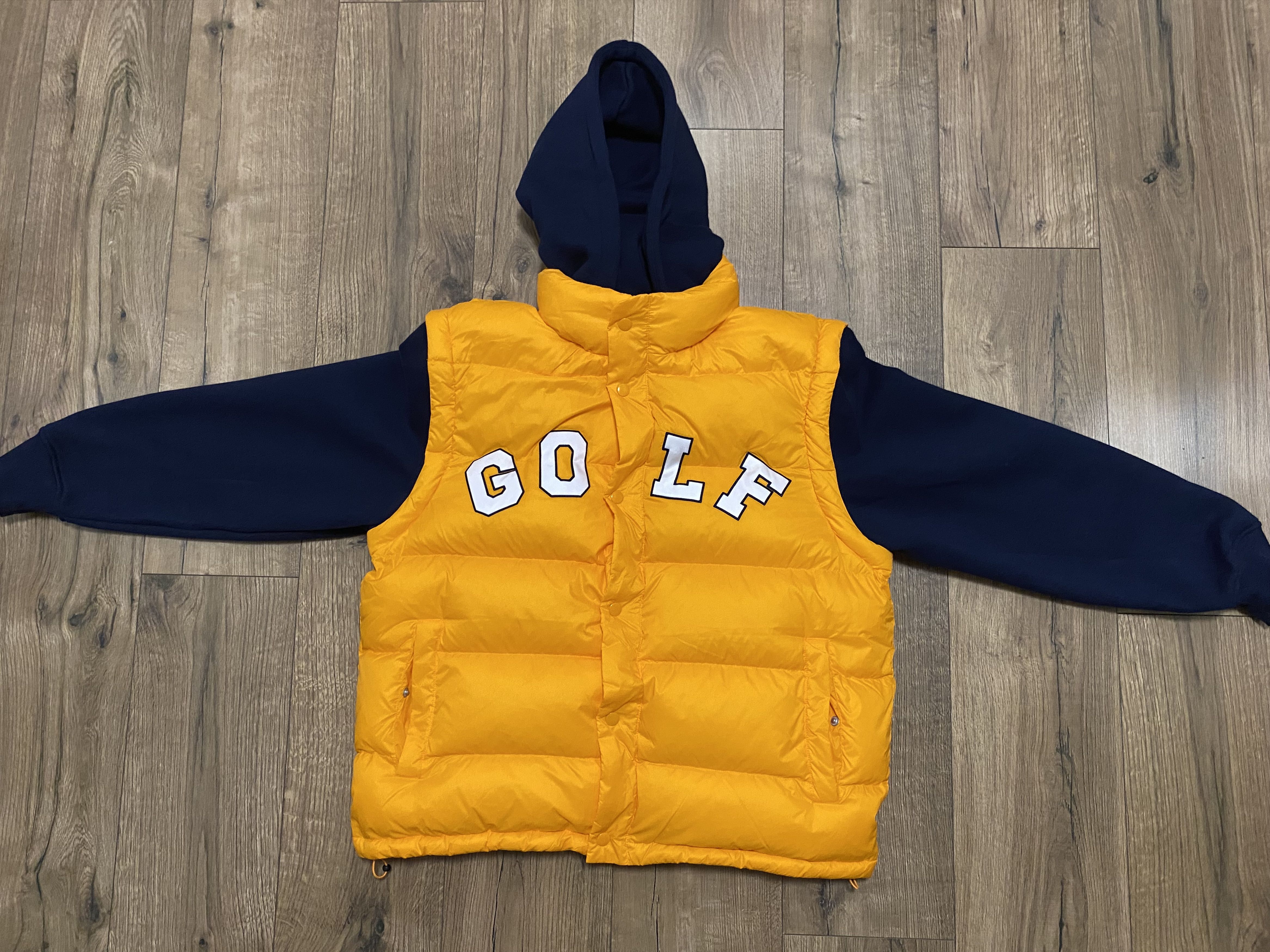 Golf Wang ALL IN ONE HOODIE-VEST - ORANGE COMBO Size US L / EU 52-54 / 3 - 1 Thumbnail